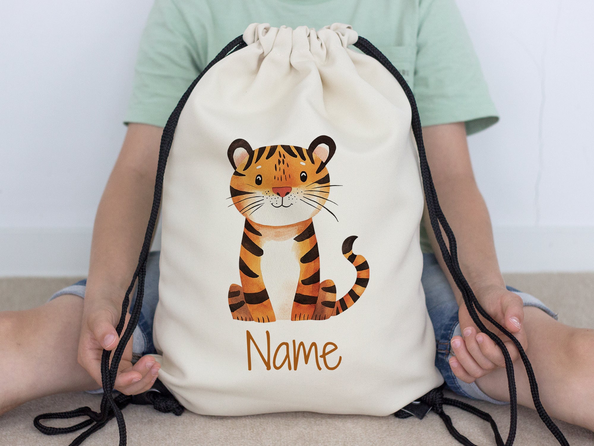 Turnbeutel Tiger