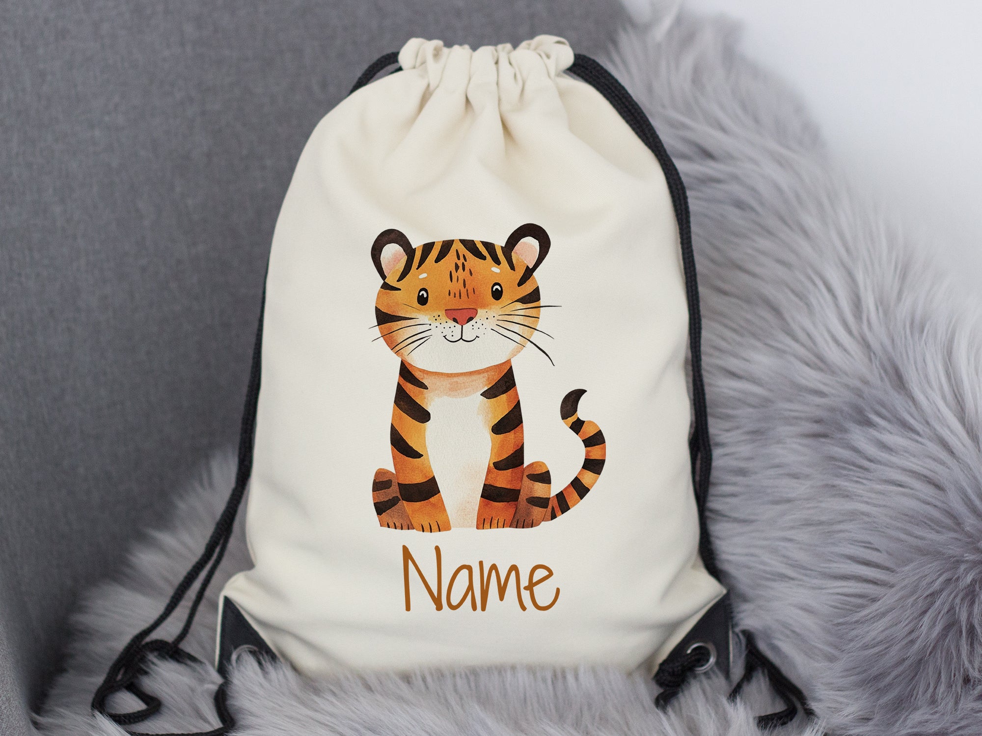 Turnbeutel Tiger