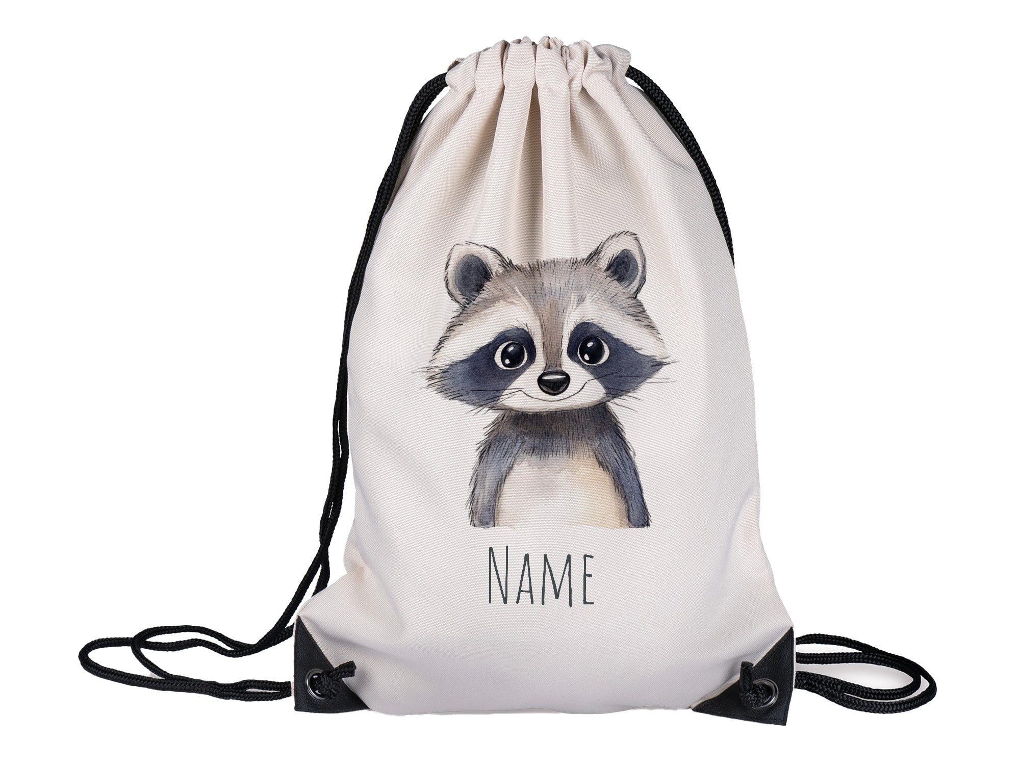 Turnbeutel Waschbär