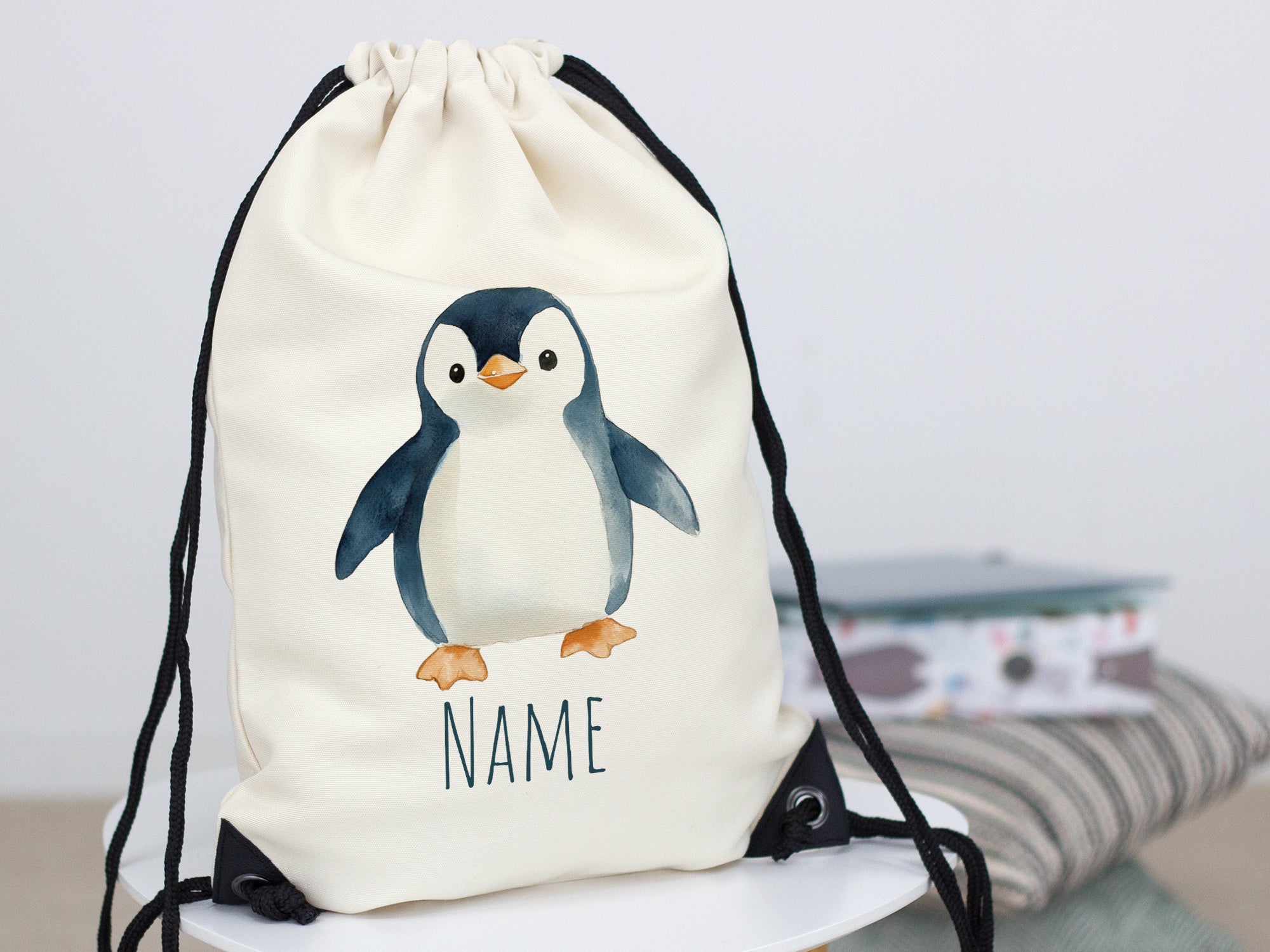 Turnbeutel Pinguin