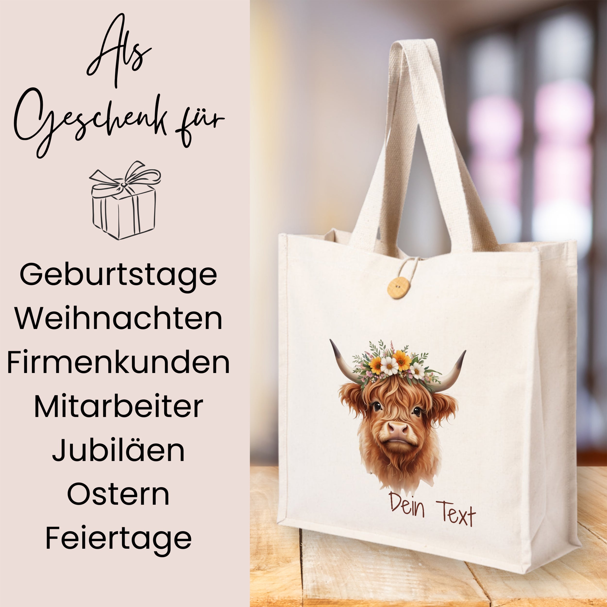 Tasche Highland Rind