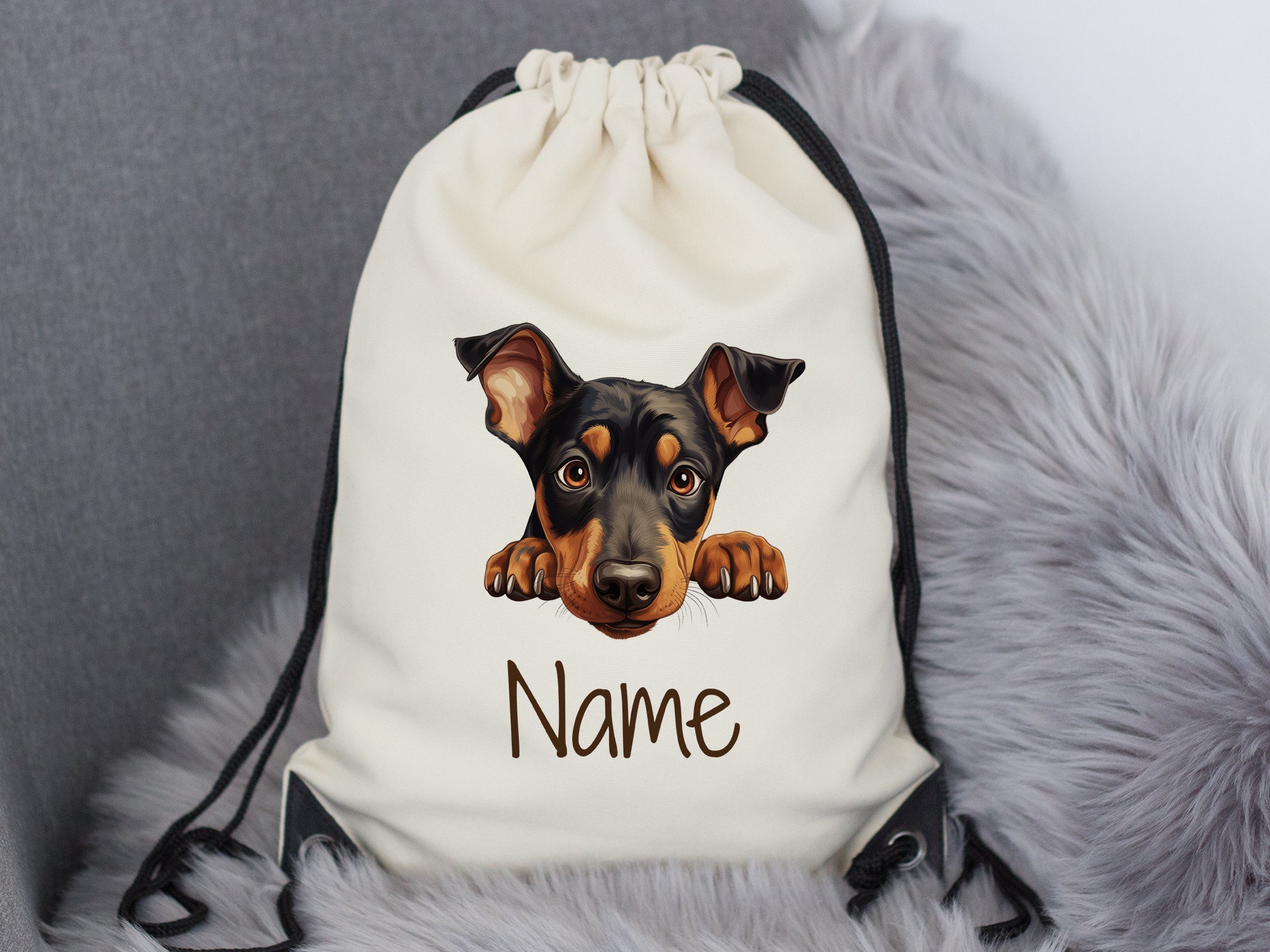 Turnbeutel Doberman Pinscher