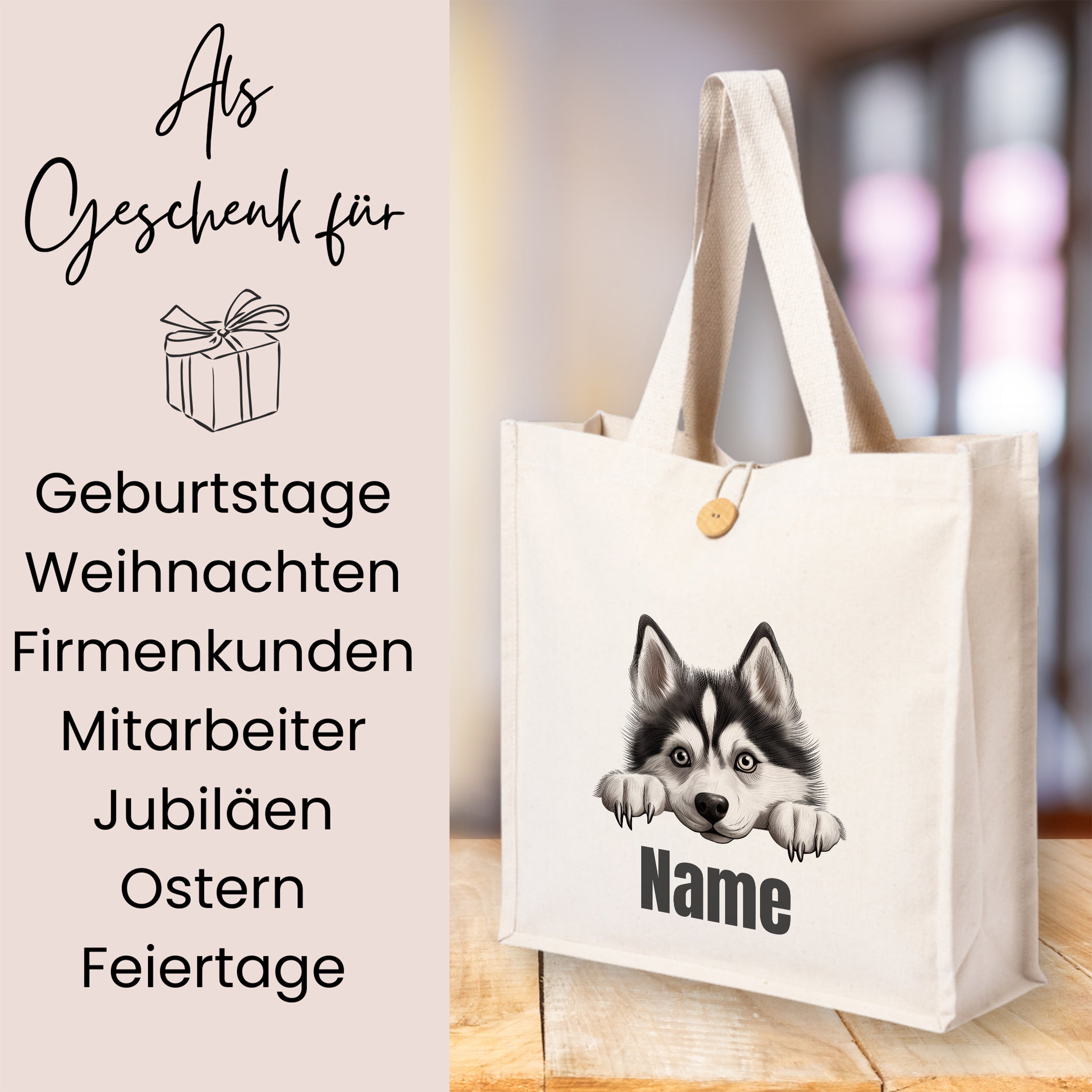 Tasche Siberian Husky