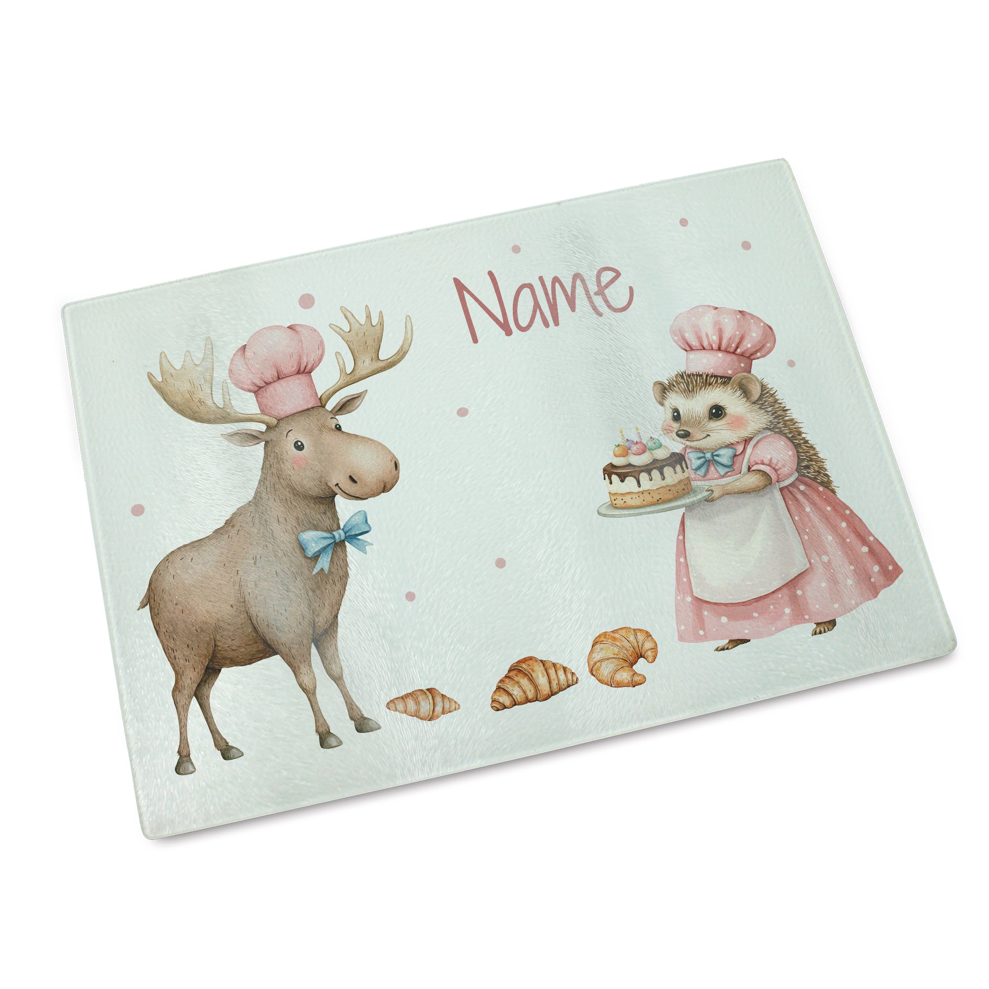 Frühstücksbrettchen mit niedlichem Motiv