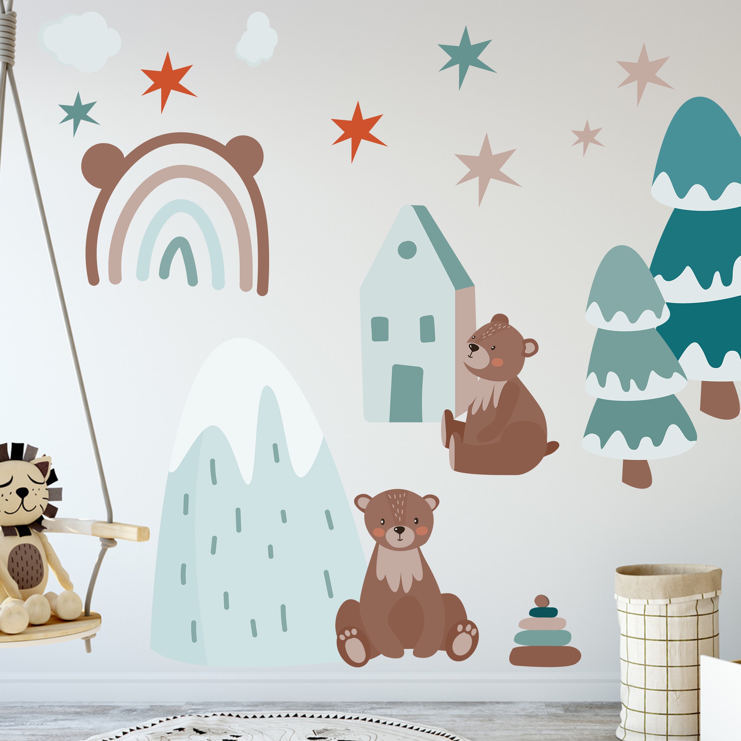 Wandtattoo Bärenwelt