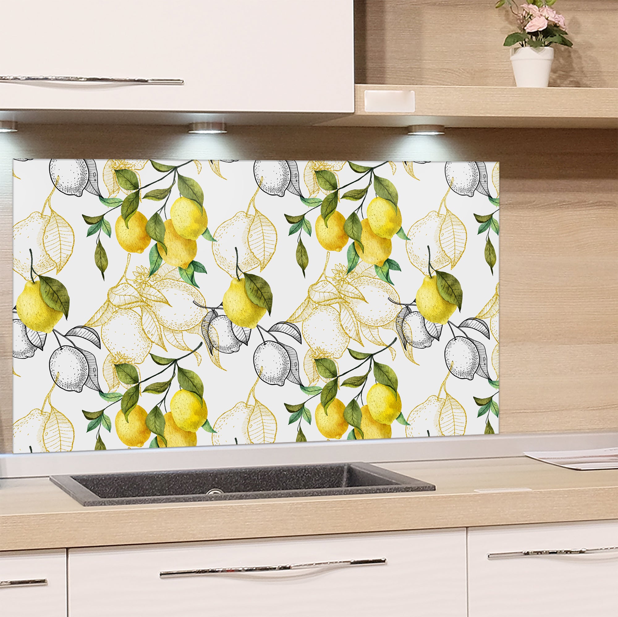 Spritzschutz Zitronen