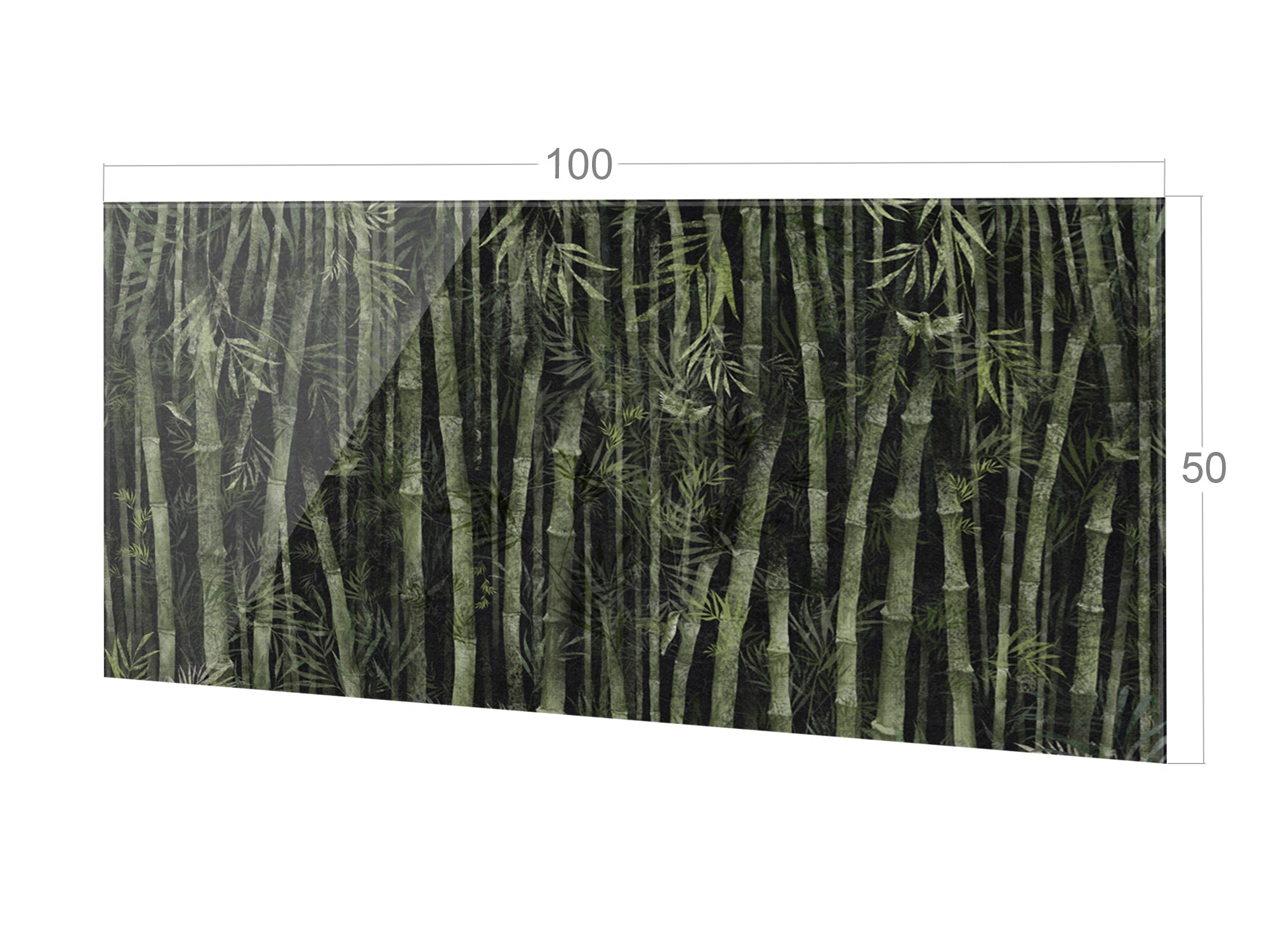 Küchenrückwand Bambuswald