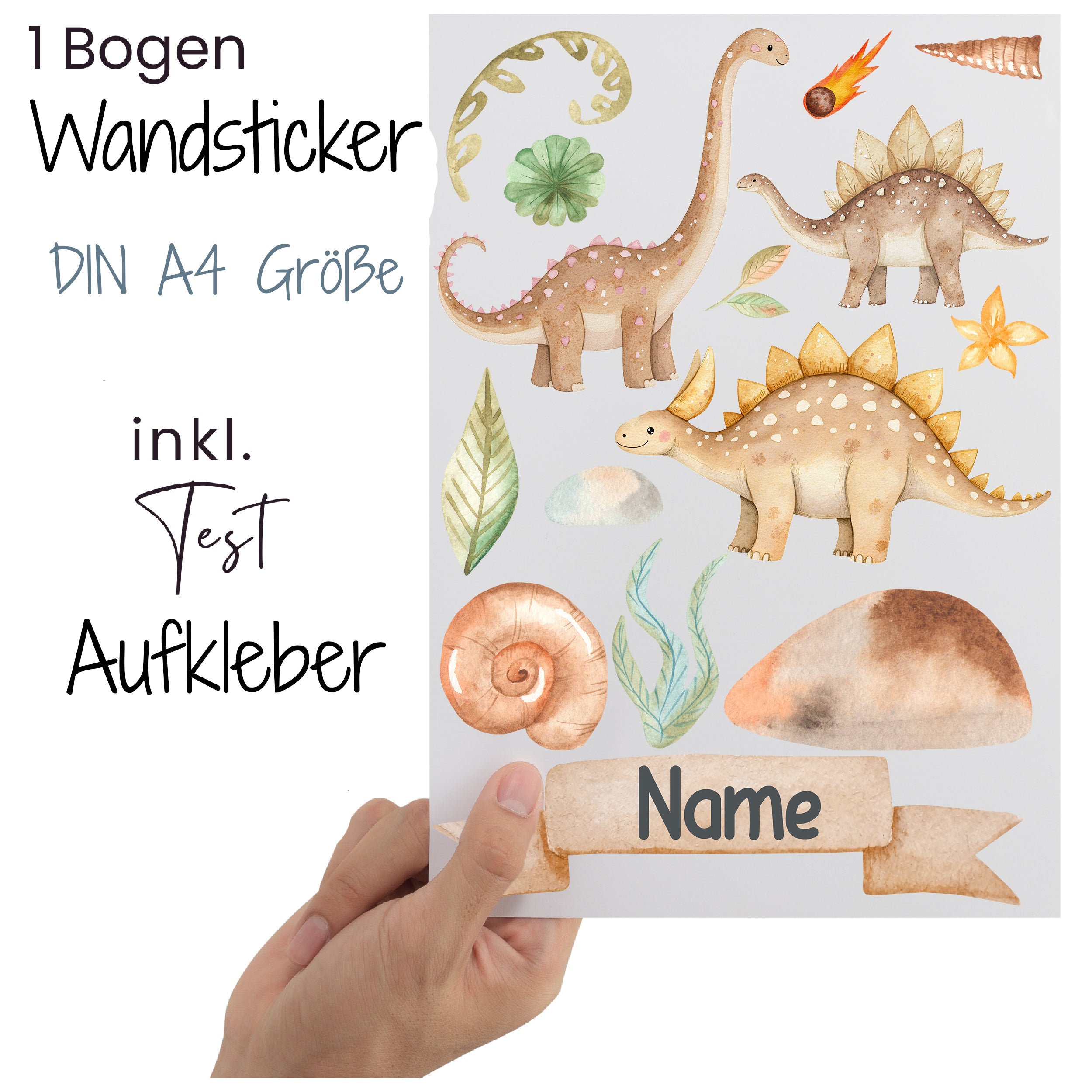 Wandtattoo Dinosaurier