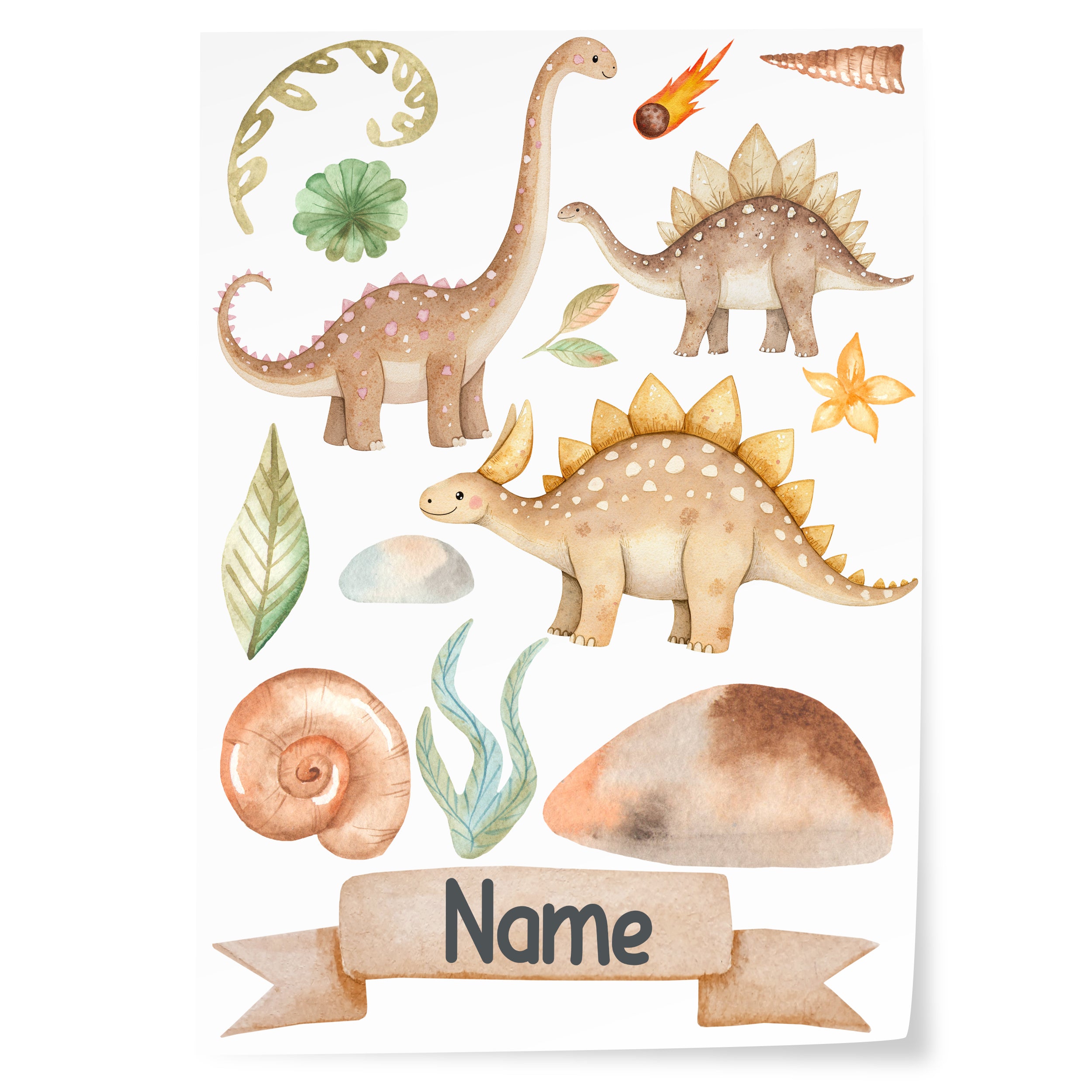 Wandtattoo Dinosaurier