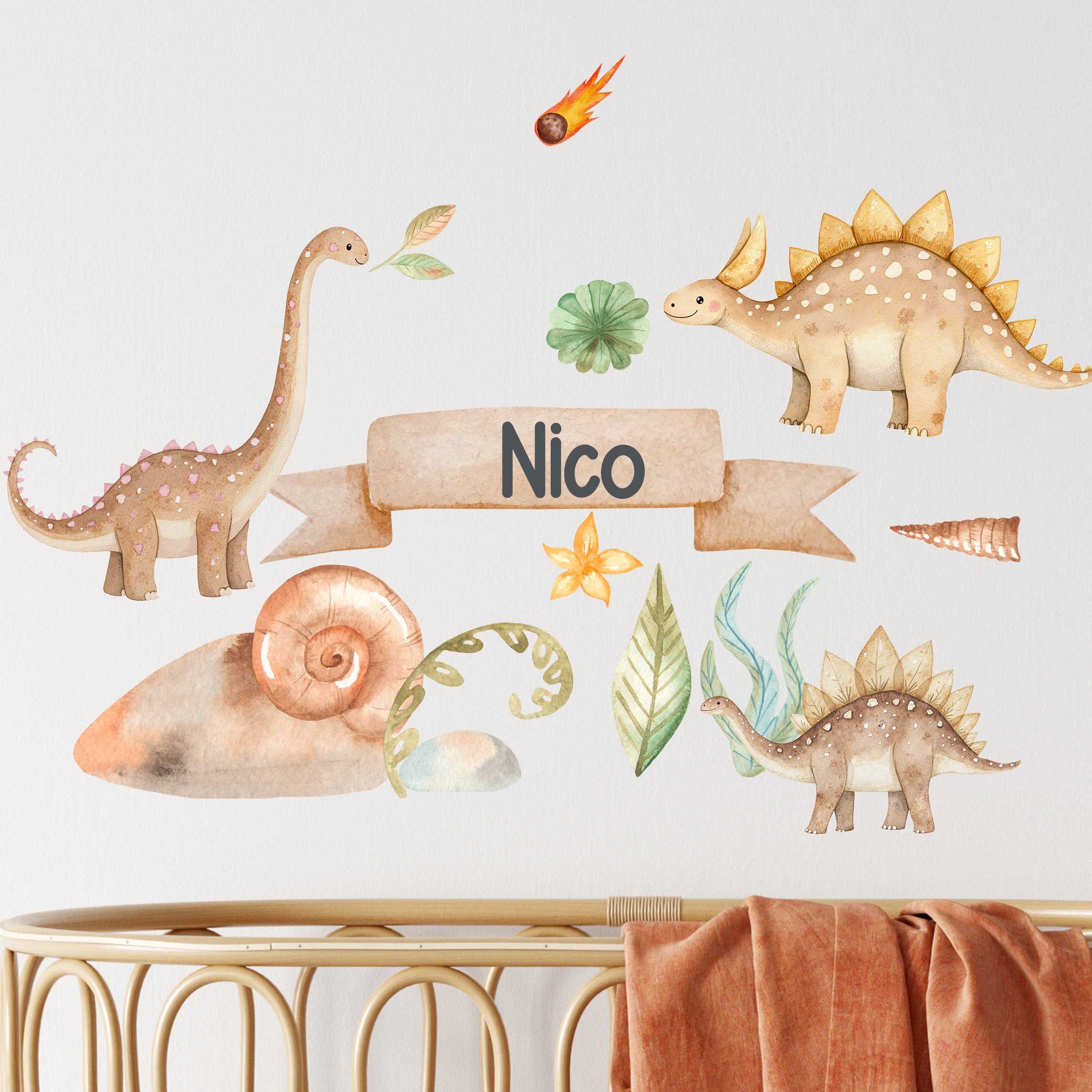 Wandtattoo Dinosaurier
