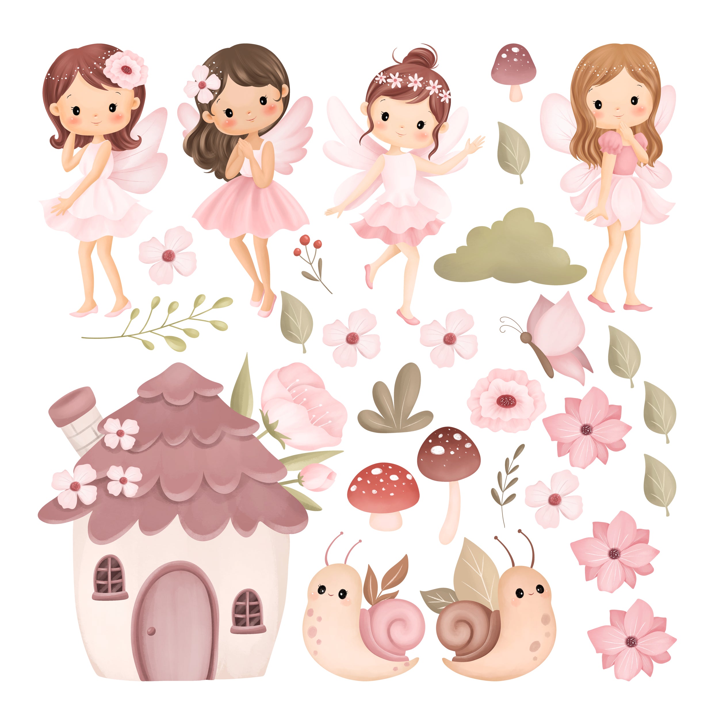 Wandtattoo Kinderzimmer Feen