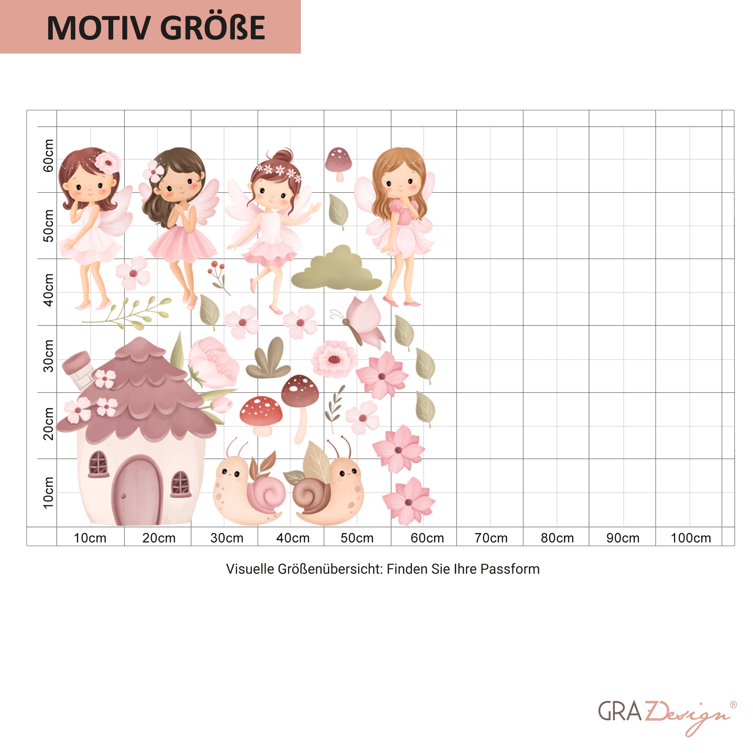 Wandtattoo Kinderzimmer Feen