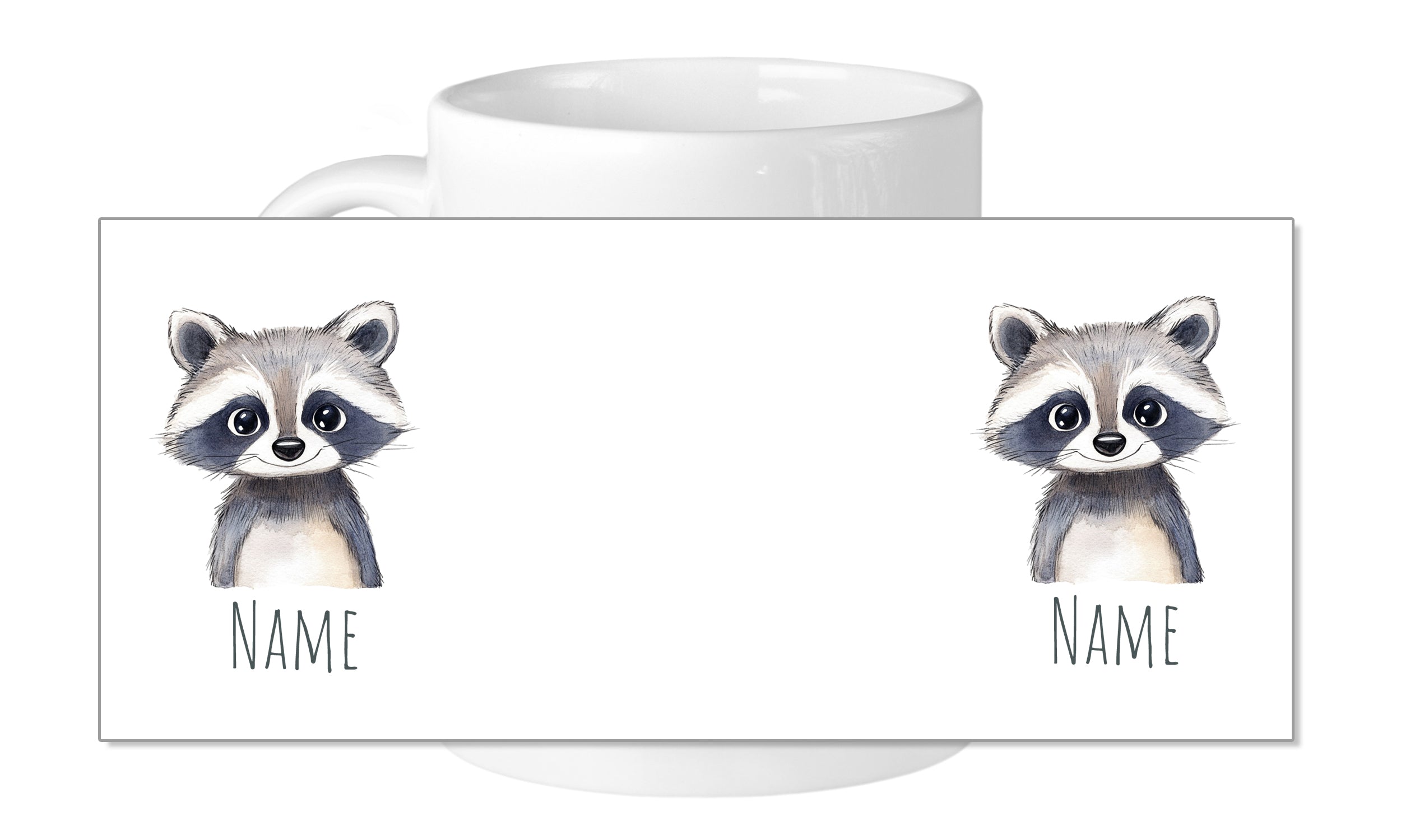 Tasse Waschbär