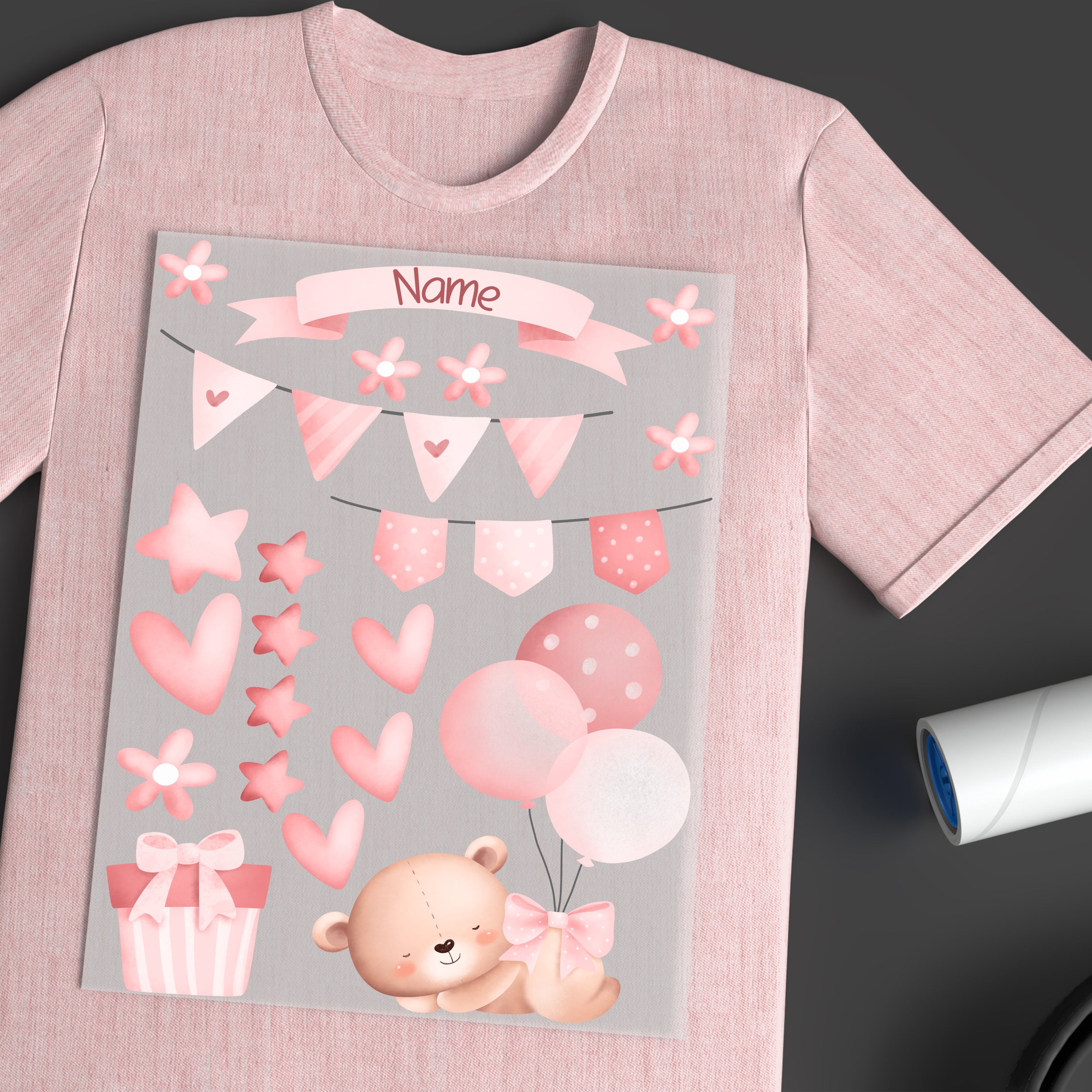 Bügelbild Set Geschenk - Freude für kleine Entdecker