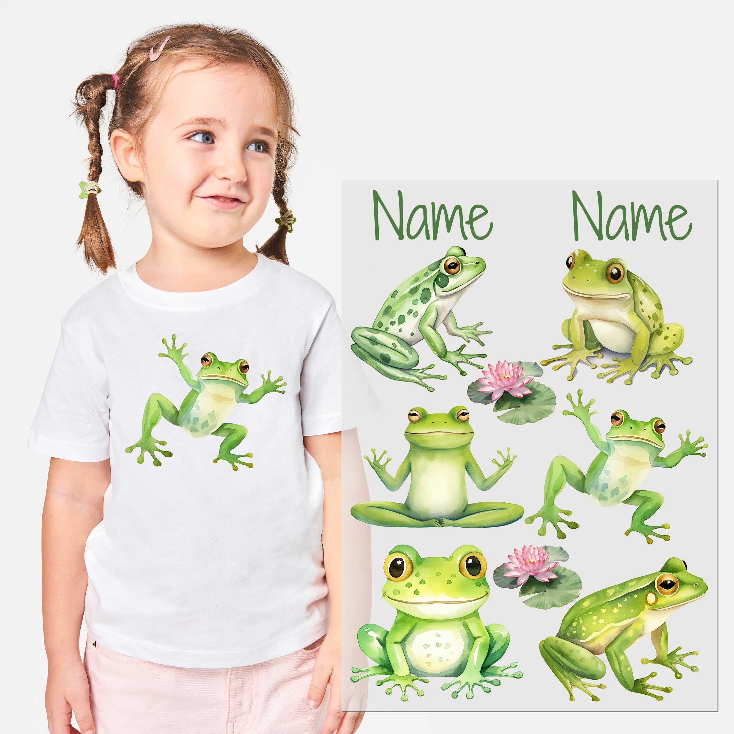 Bügelbild Set Fröhliche Frösche - Spaß und Kreativität für Kinder