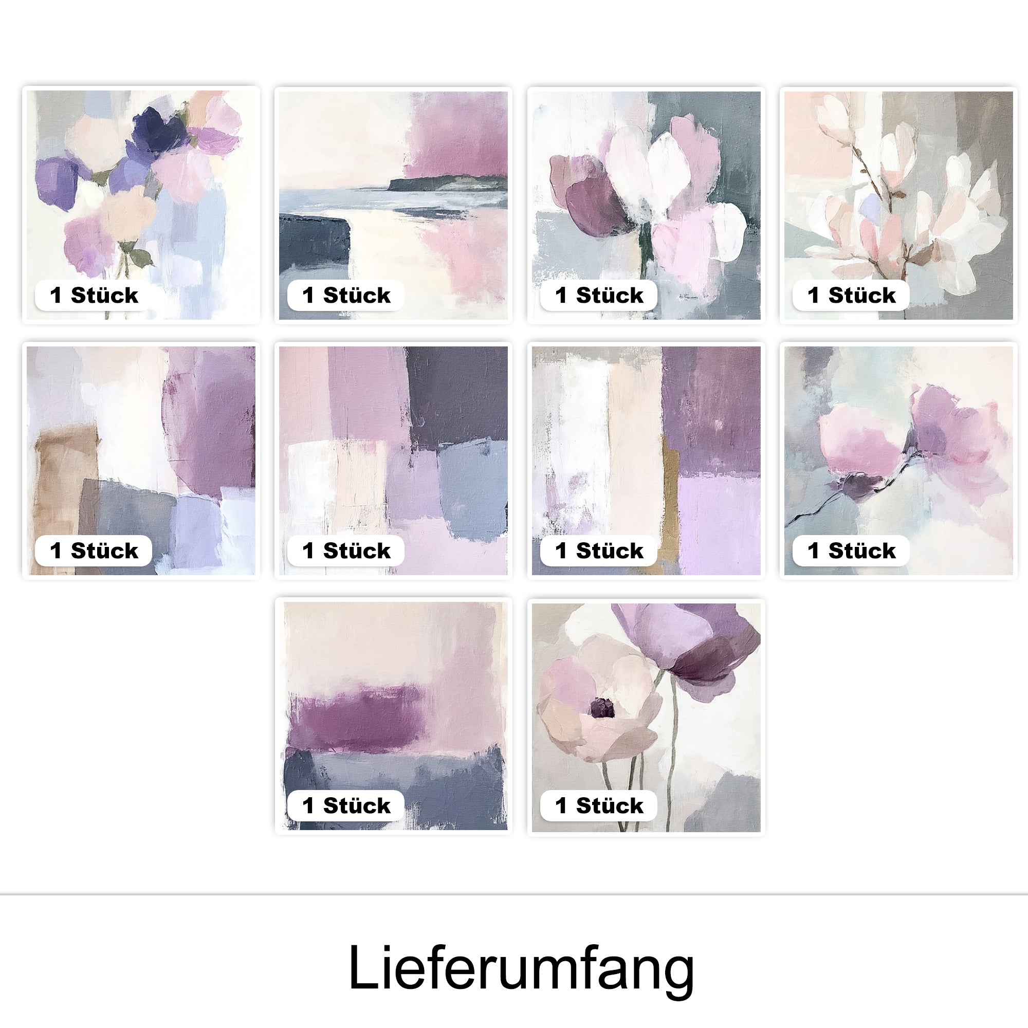 Fliesenaufkleber mit floralen Motiven