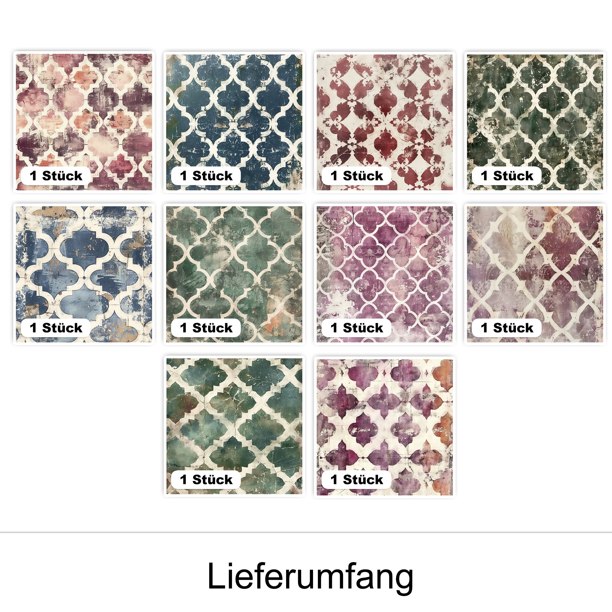 Fliesenaufkleber Marokkanisches Muster