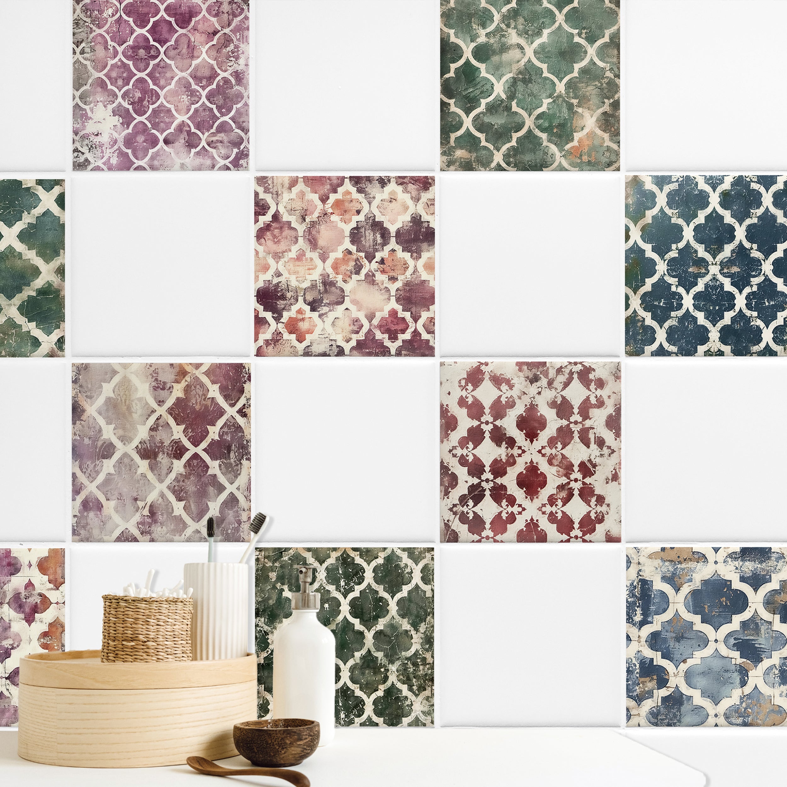 Fliesenaufkleber Marokkanisches Muster