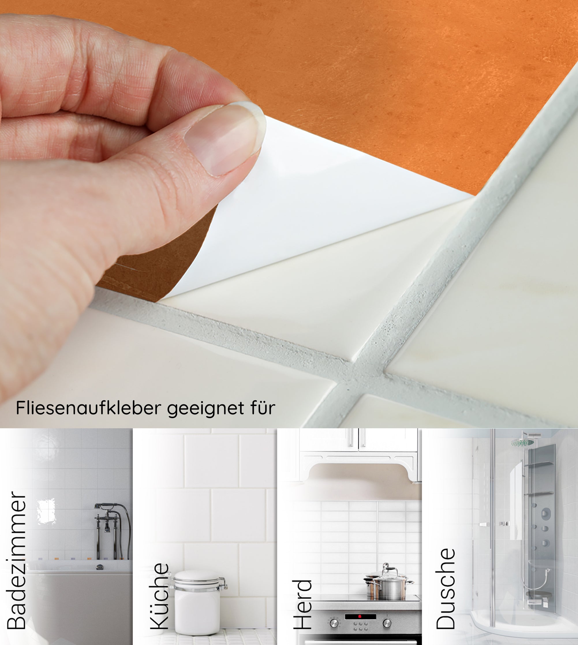 Fliesenaufkleber Farbvielfalt