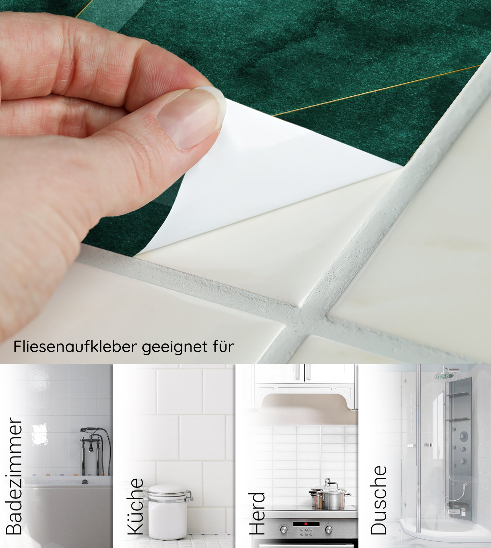 Fliesenaufkleber Geometrisches Design
