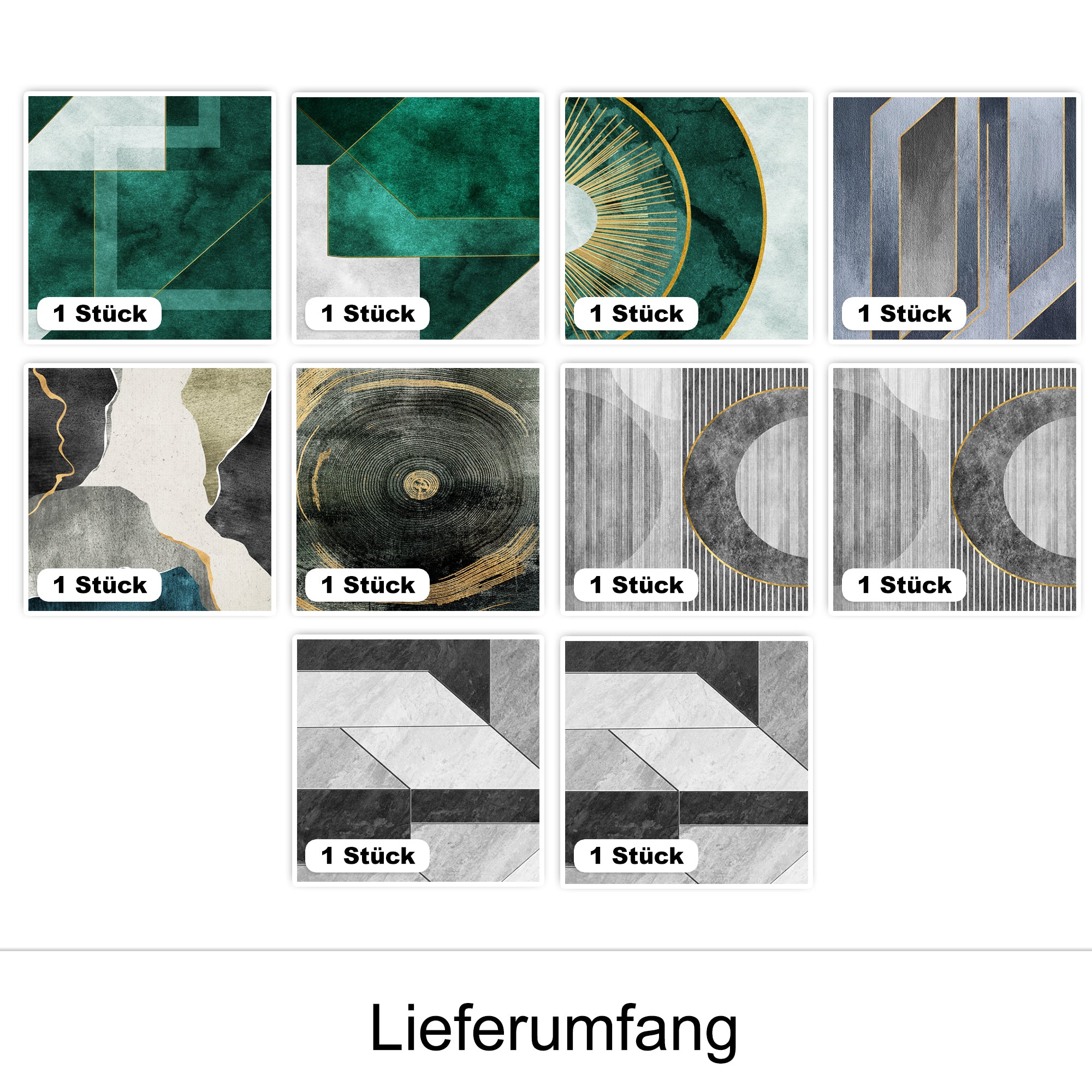 Fliesenaufkleber Geometrisches Design