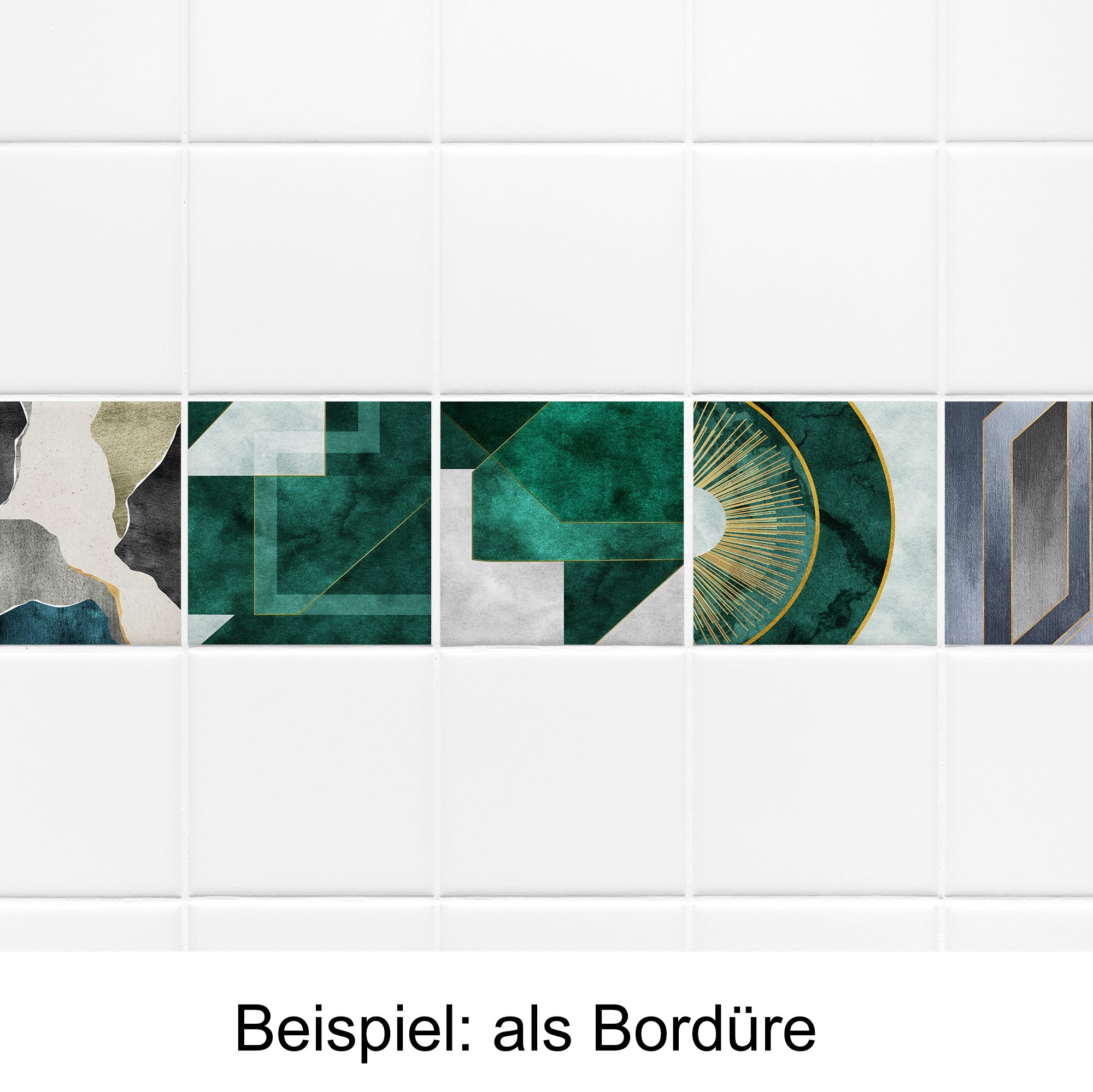 Fliesenaufkleber Geometrisches Design