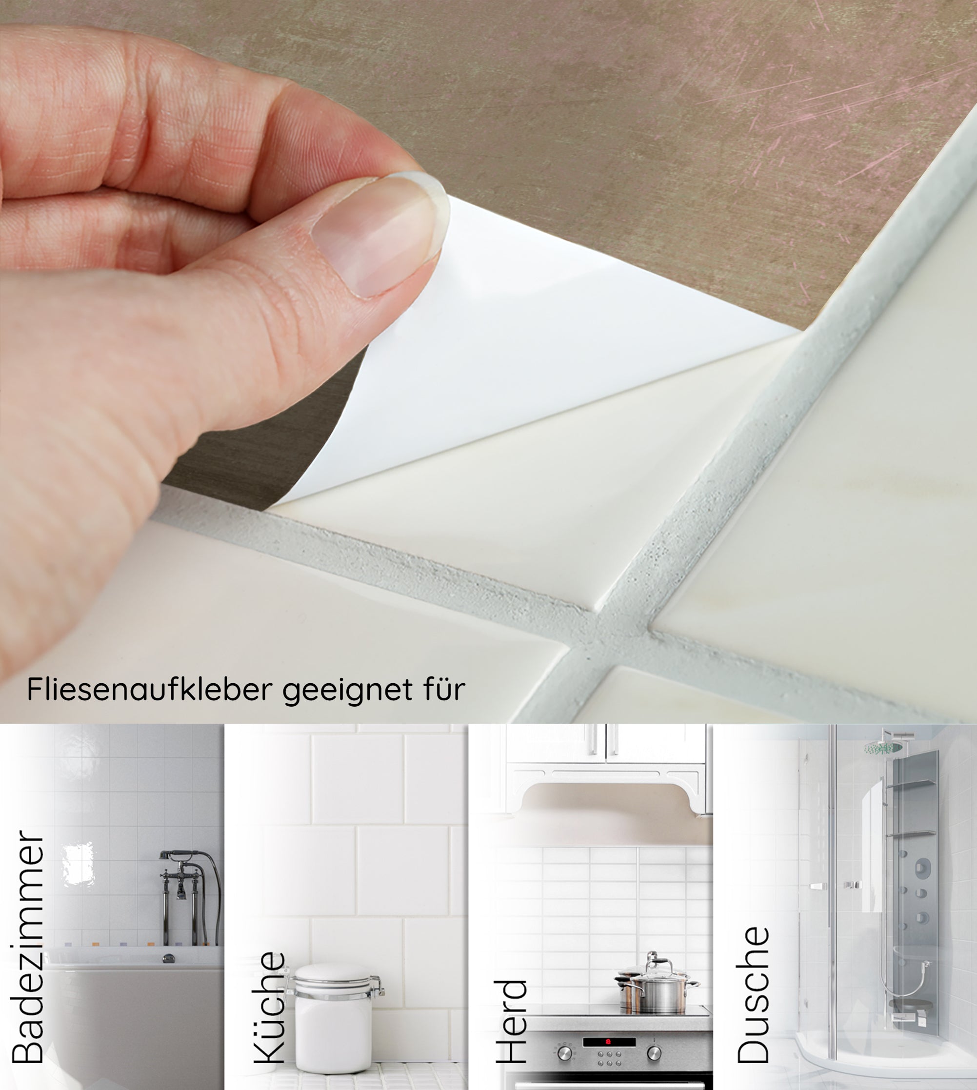 Fliesenaufkleber Erdtöne