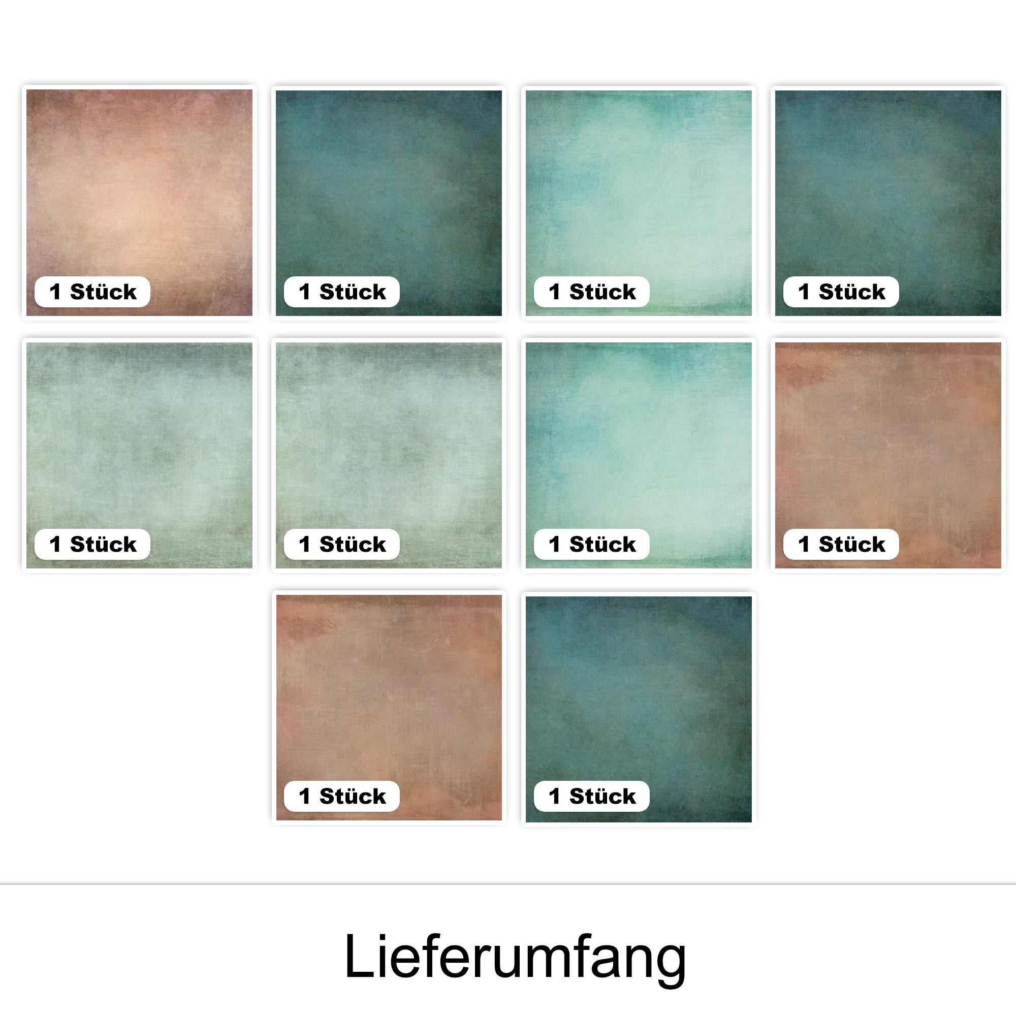 Fliesenaufkleber Farbmix Türkis & Petrol