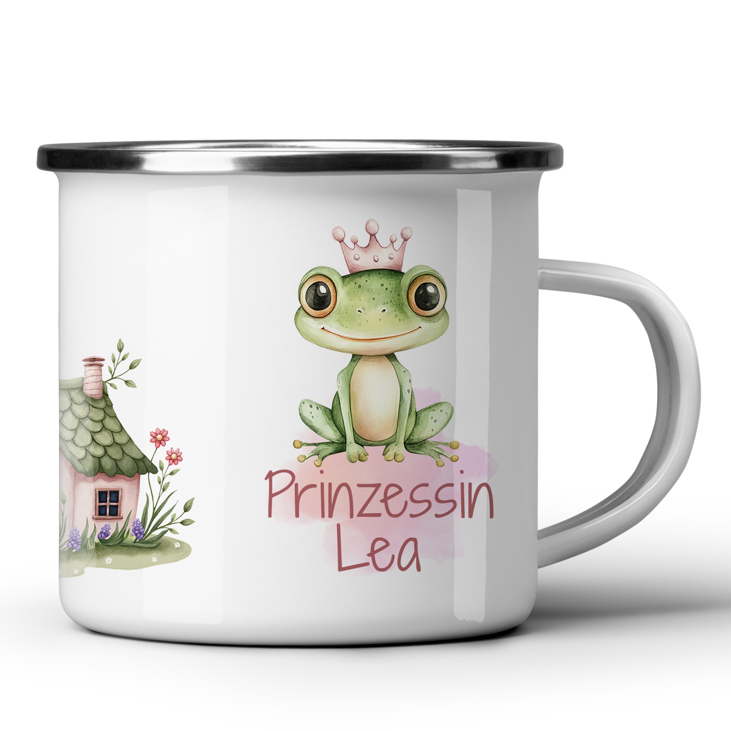 Emaille Tasse Prinzessin