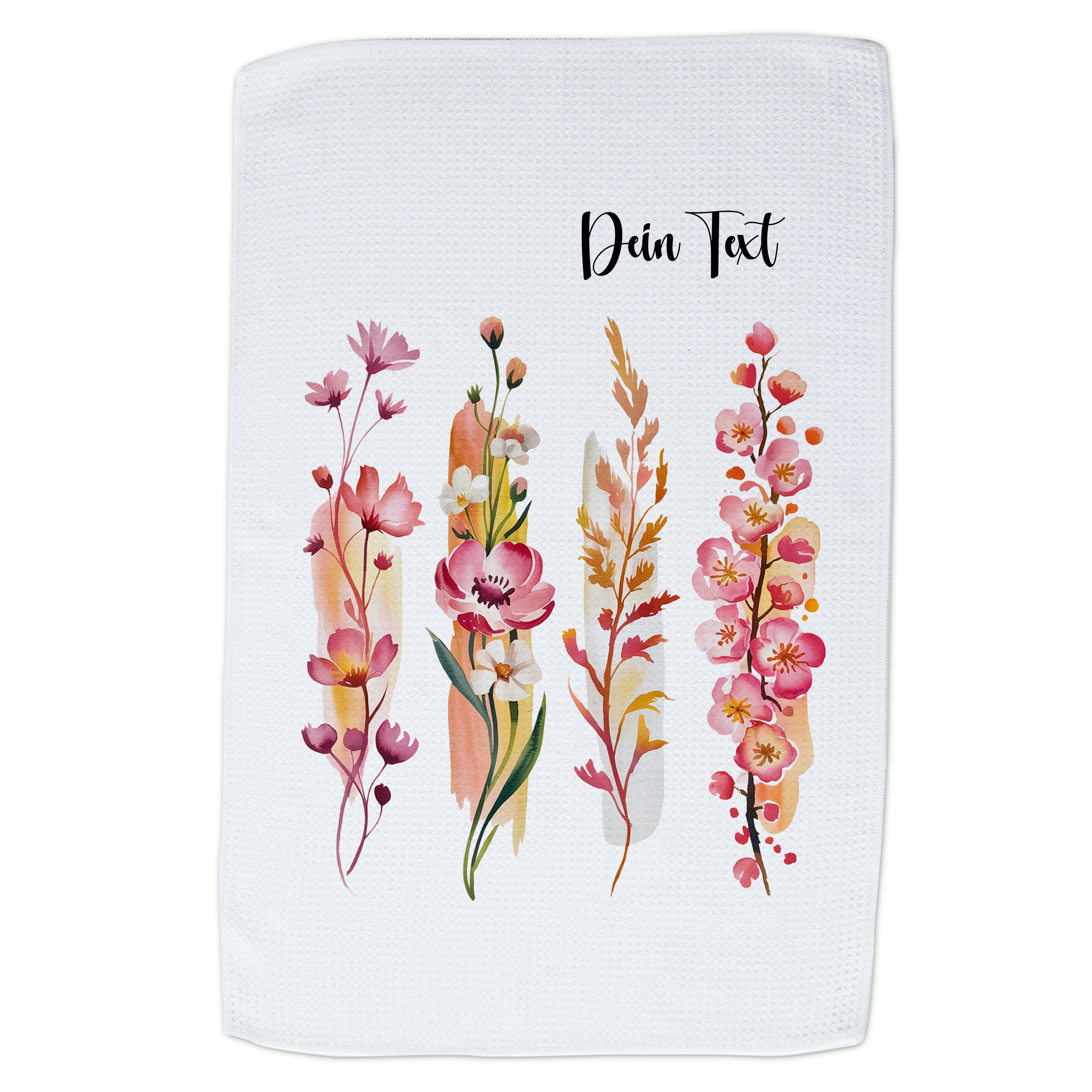 Geschirrtuch mit Blumenmotiv - Für deine kreative Küche