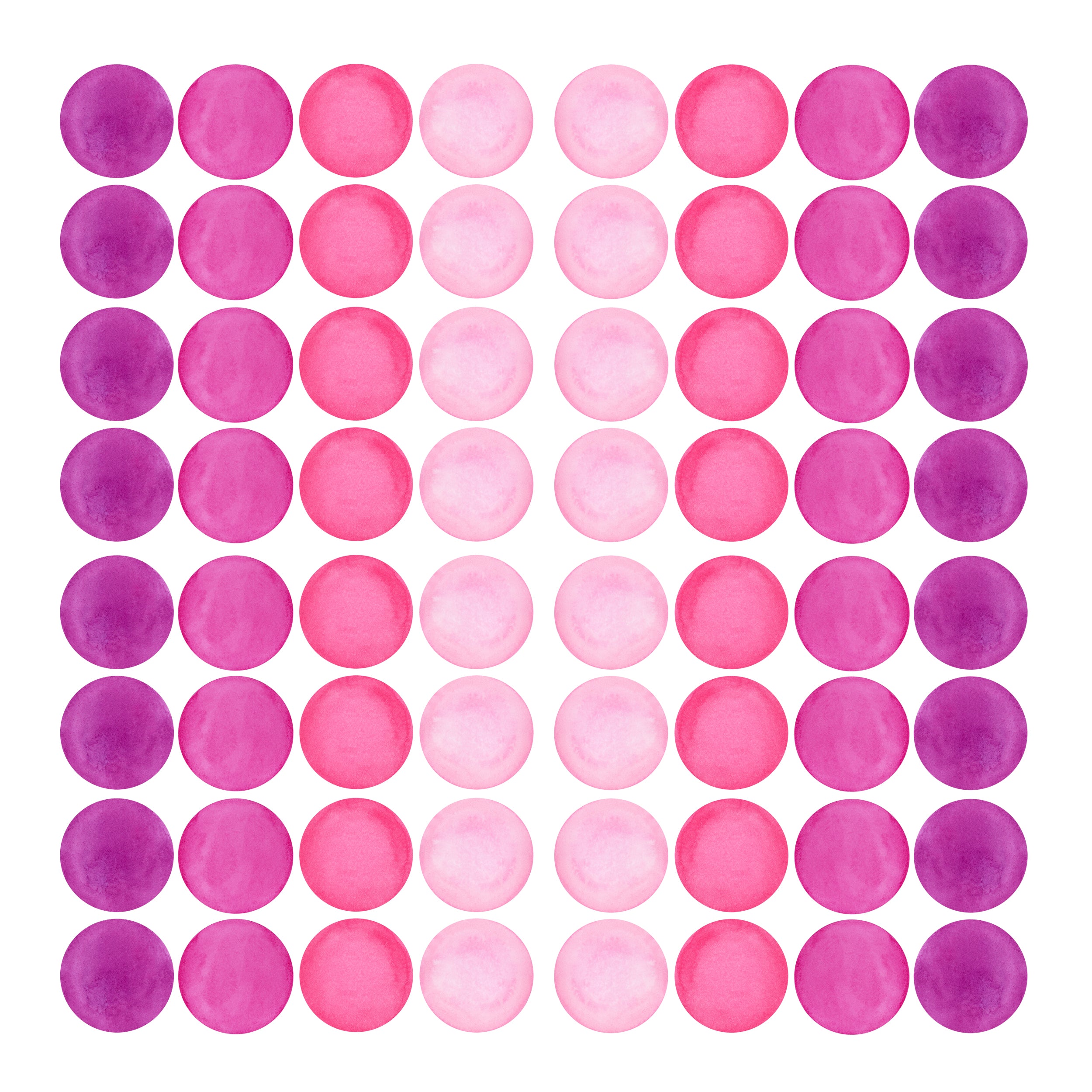 Wandtattoo Punkte Pink - Rosa