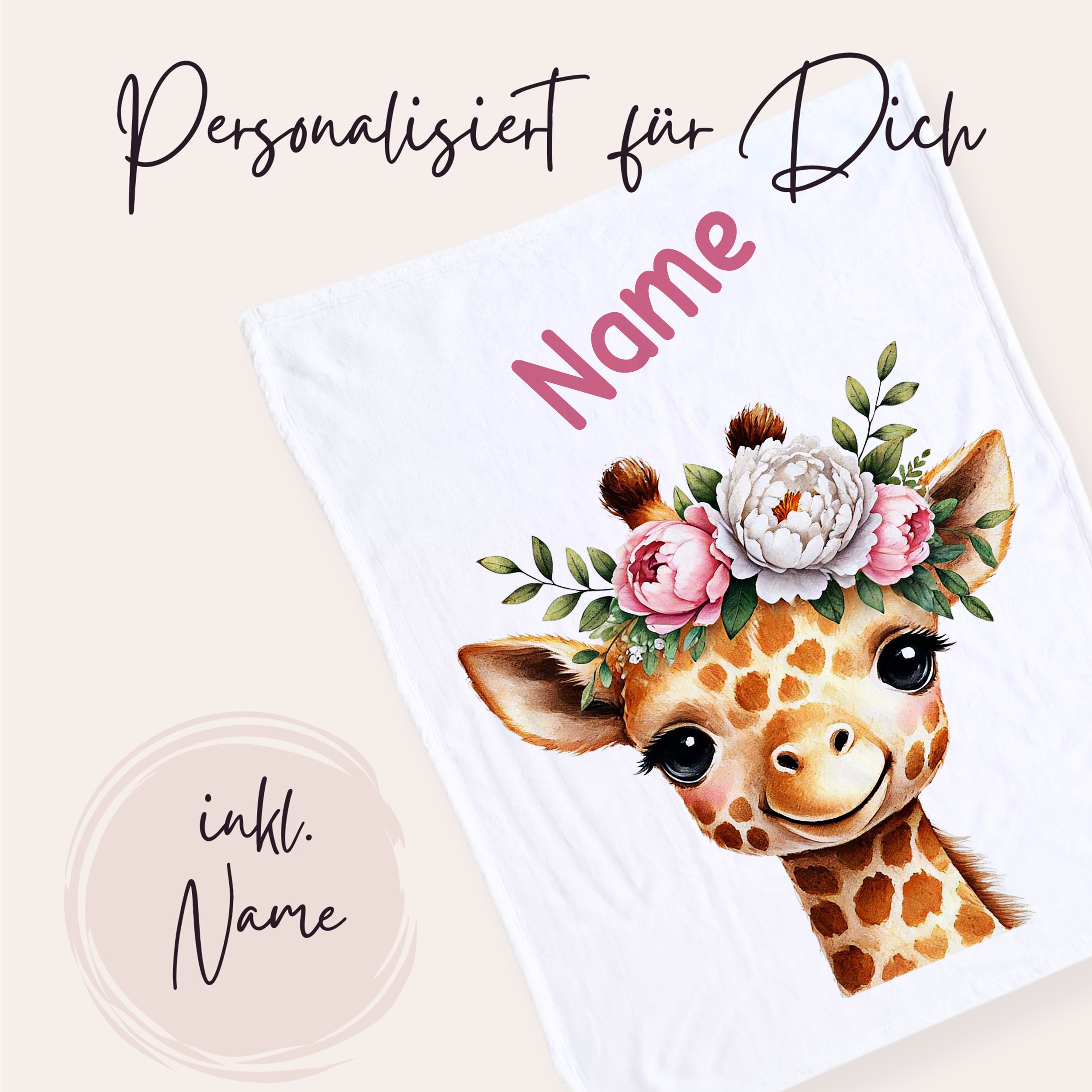 Babydecke Giraffe