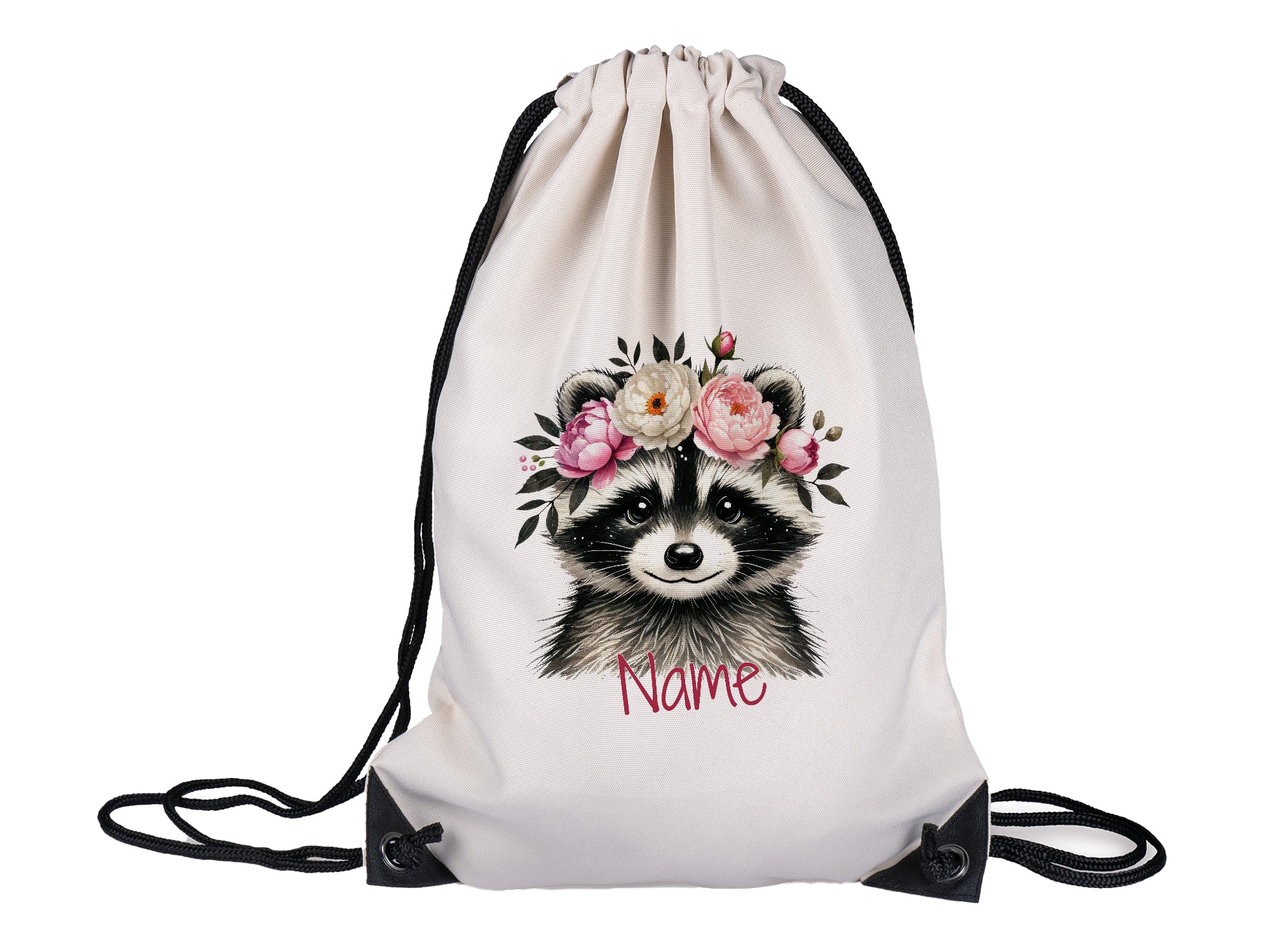 Turnbeutel Waschbär