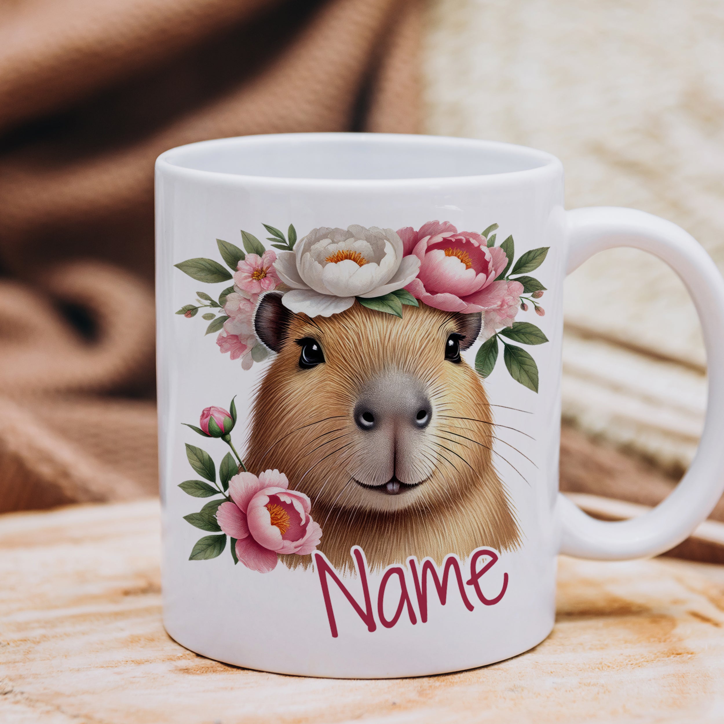Tasse mit Meerschweinchen