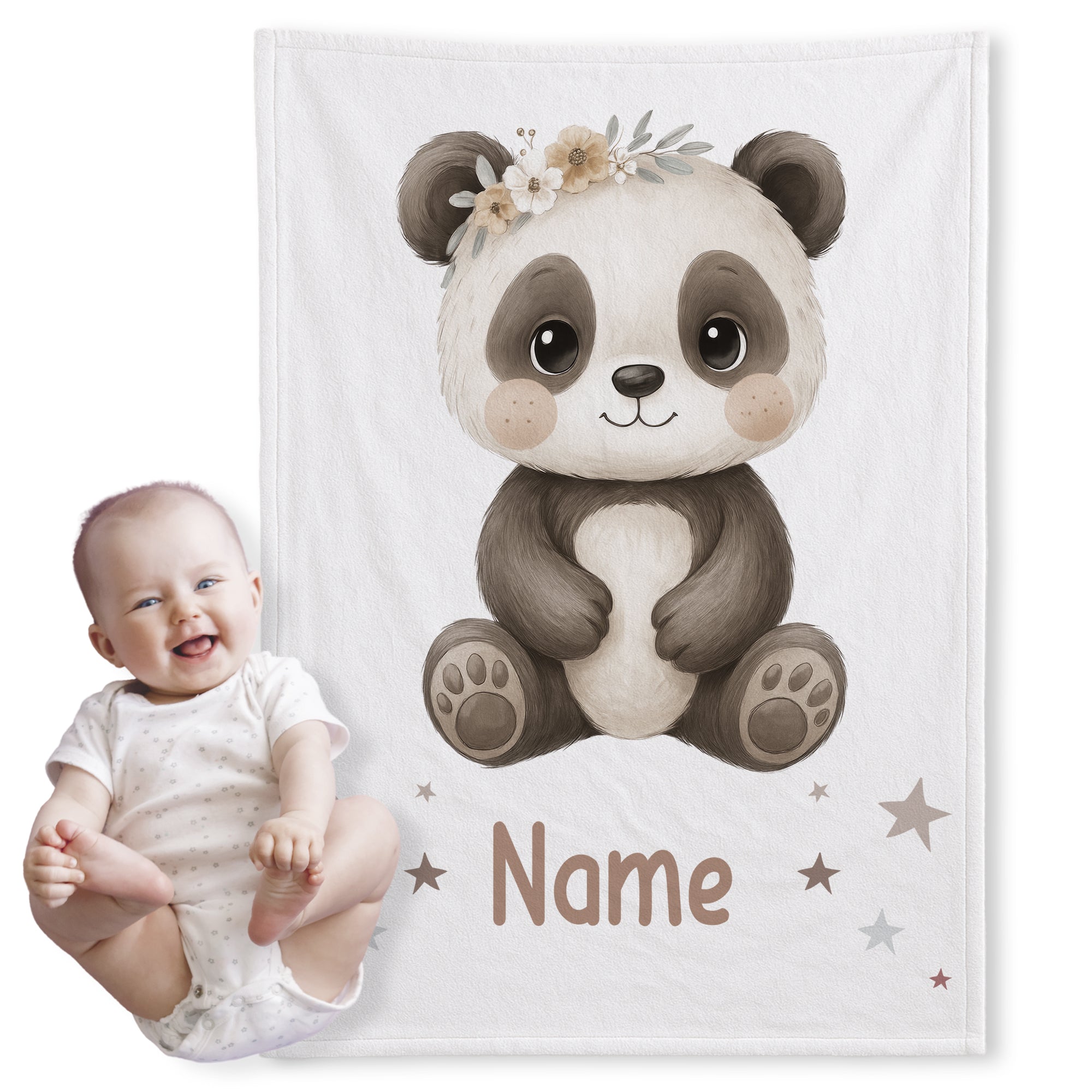 Babydecke Panda