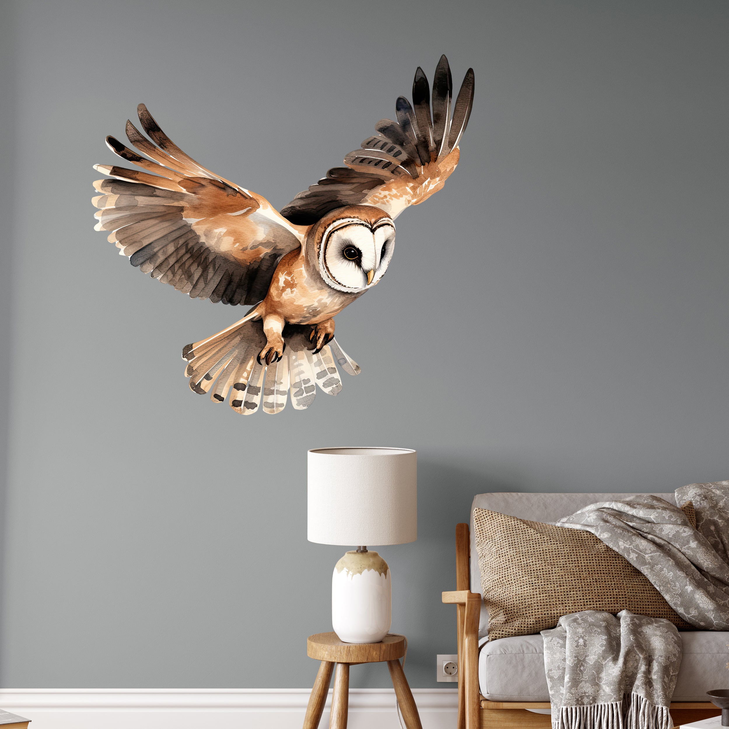 Wandtattoo Eule