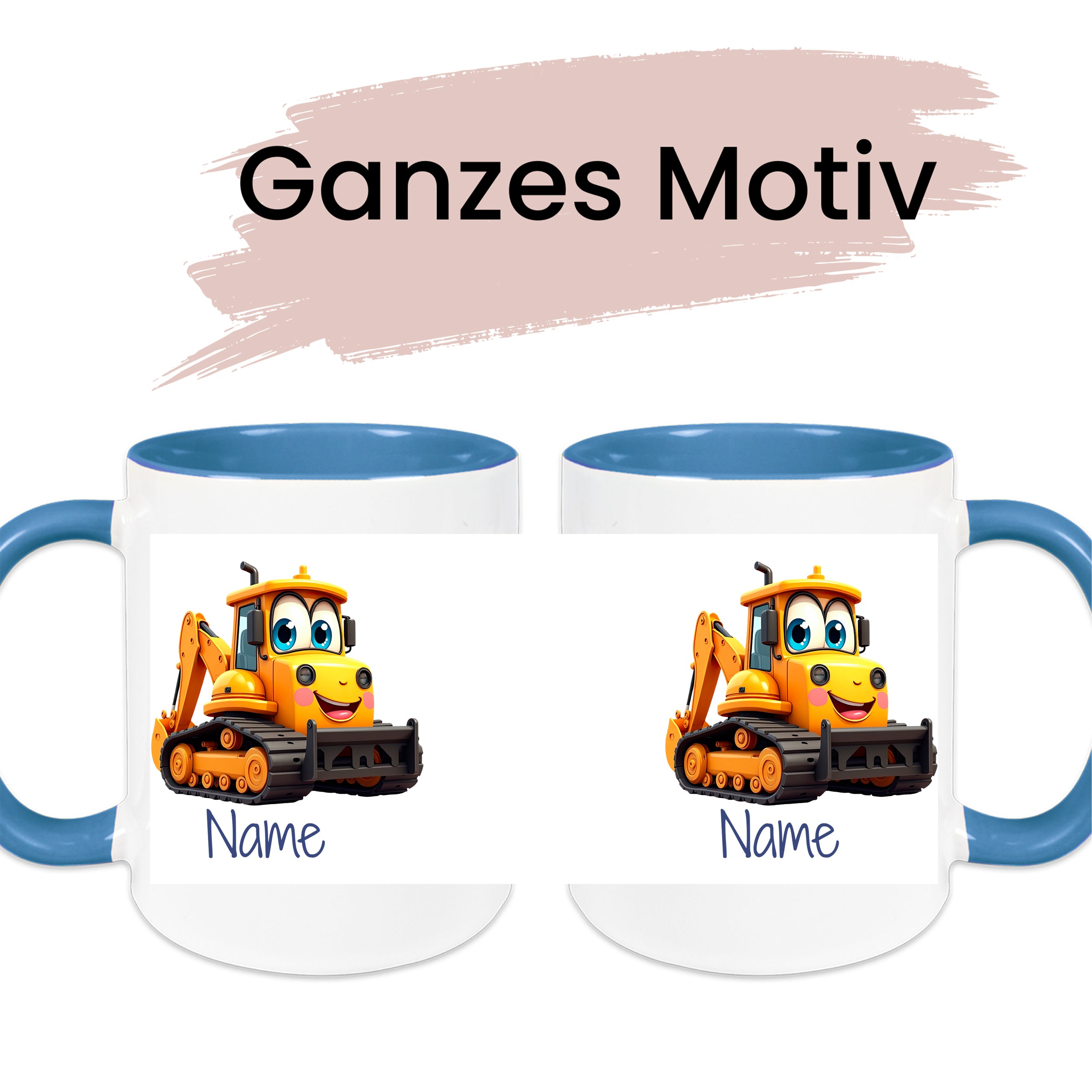 Tasse Bagger - Freude beim Trinken für kleine Bauarbeiter