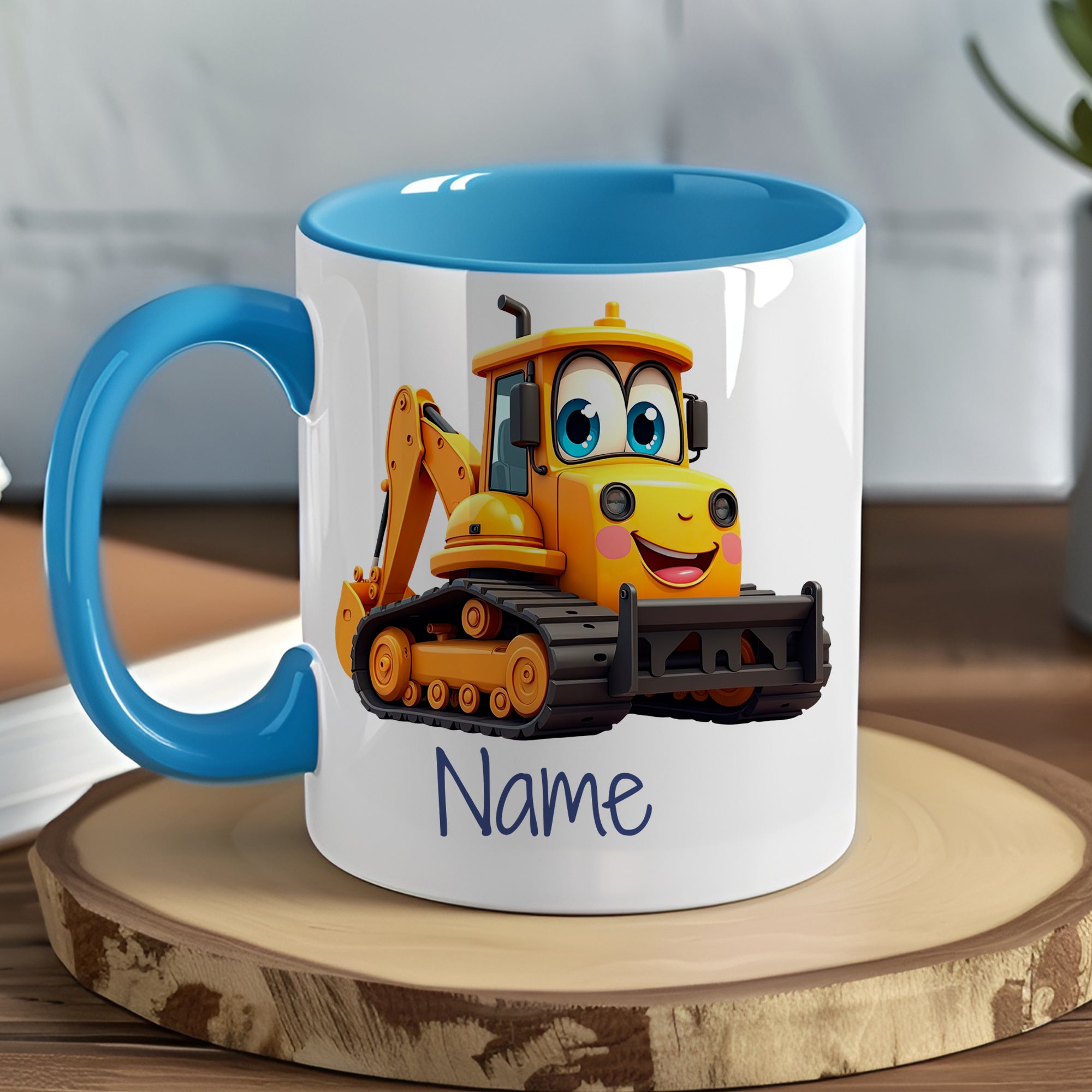 Tasse Bagger - Freude beim Trinken für kleine Bauarbeiter