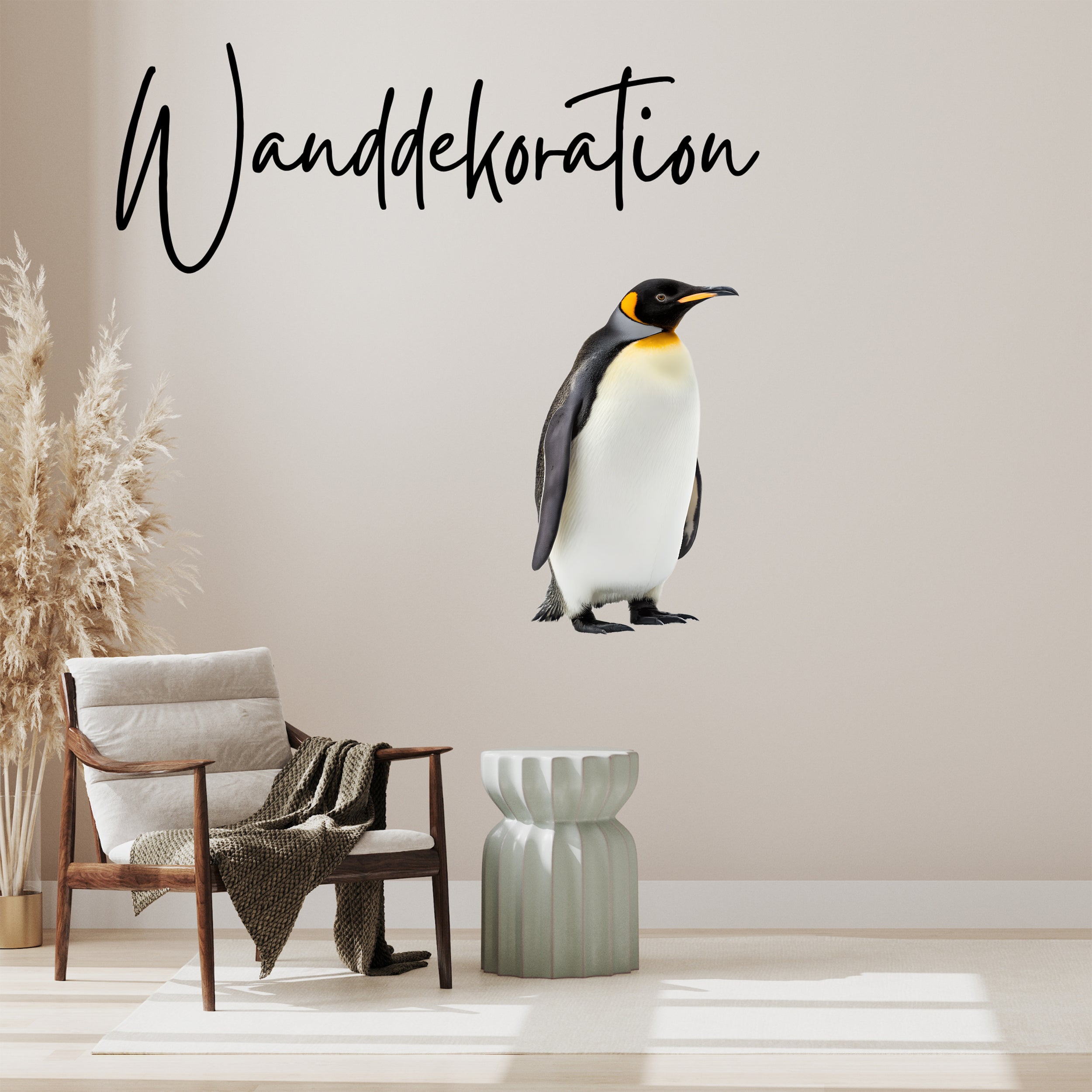 Wandtattoo Pinguin