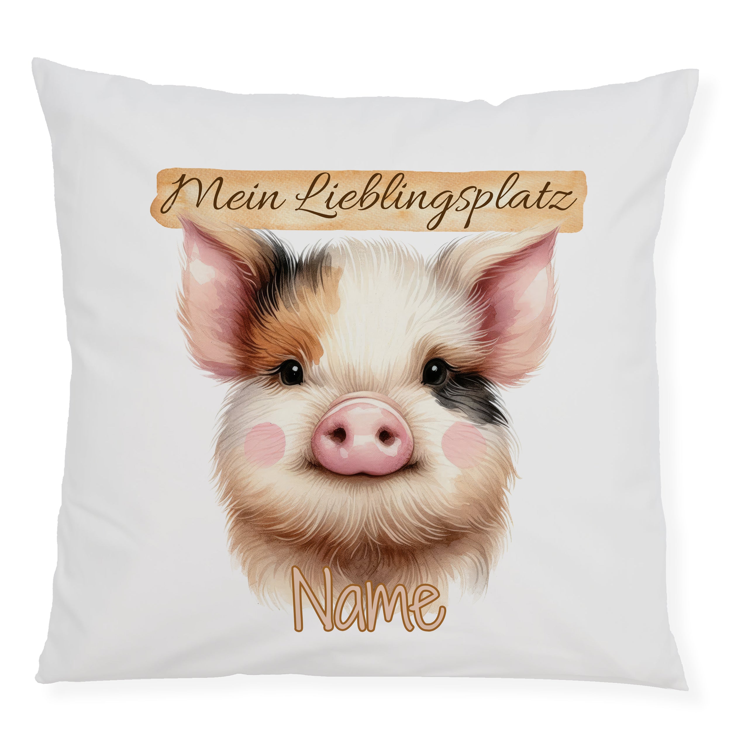 Kissenbezug Schwein Lieblingsplatz