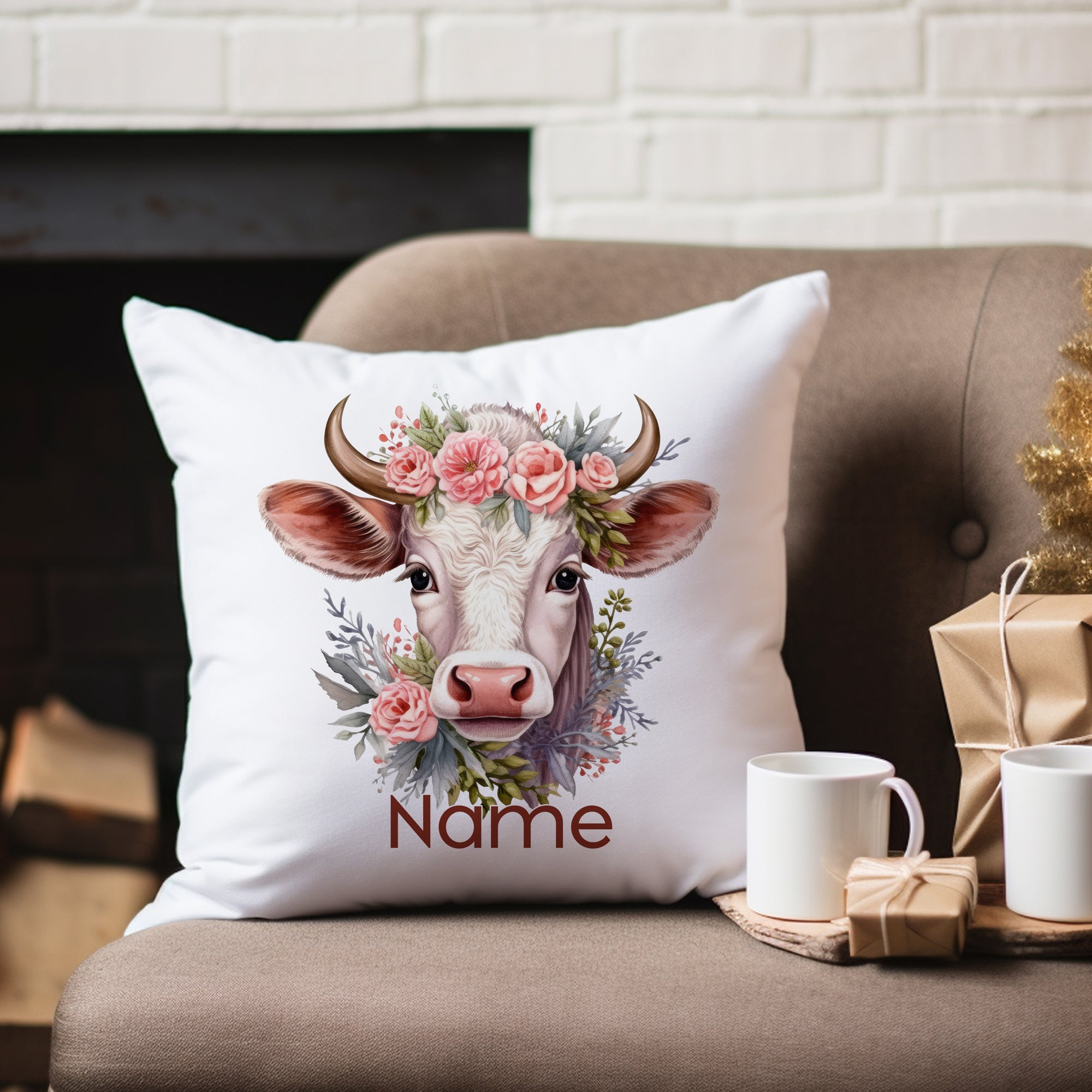 Kissenbezug Kuhmotiv
