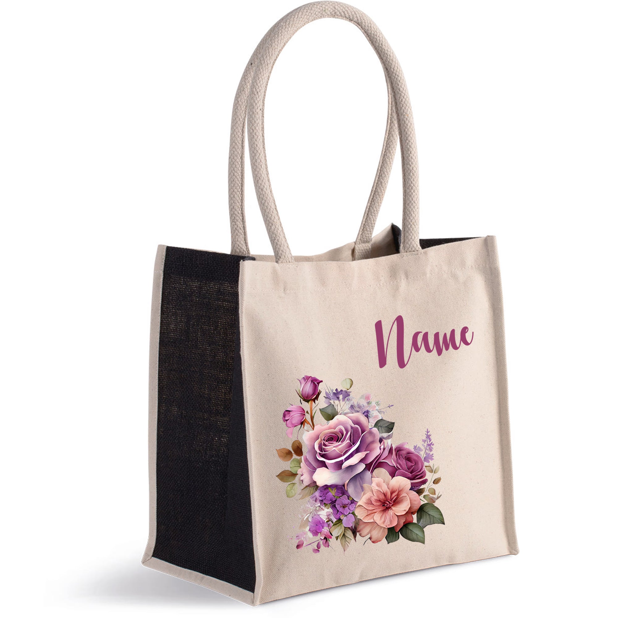 Tasche mit Blumenmotiv