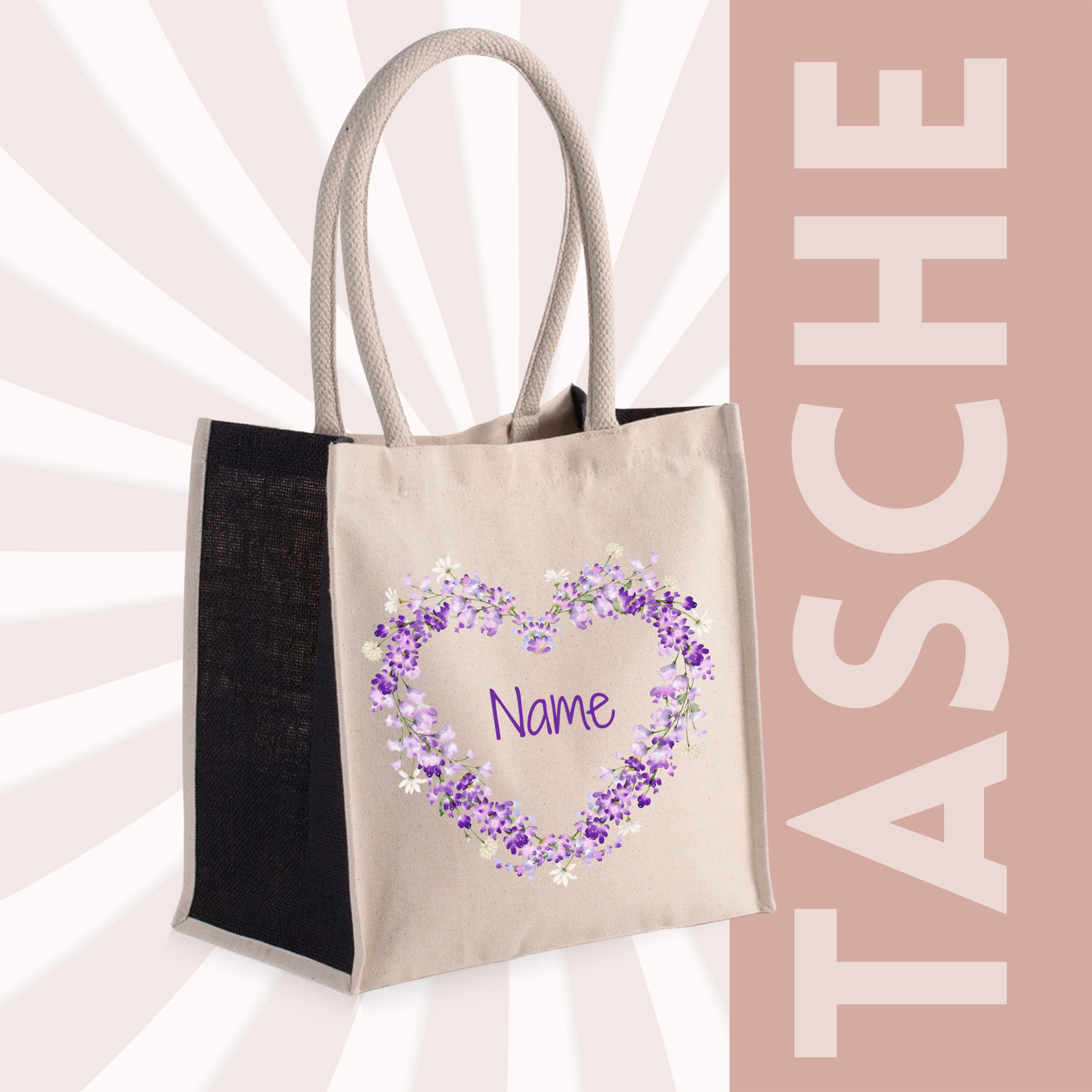 Tasche mit Blumendesign