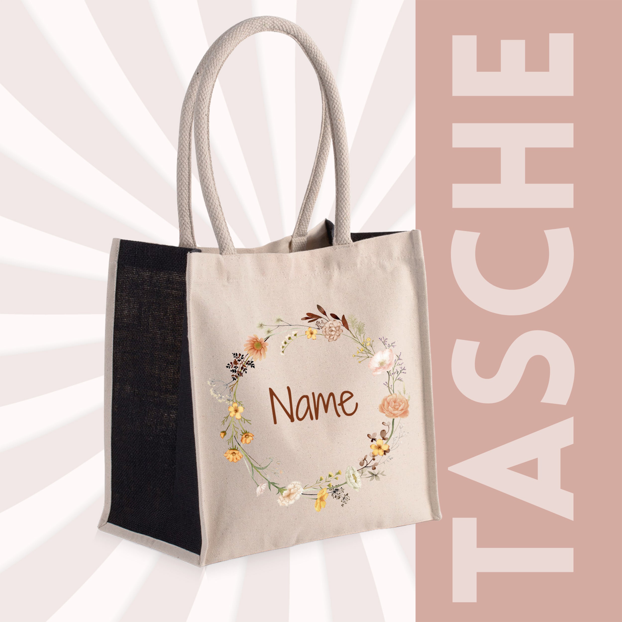 Tasche Blumenkranz