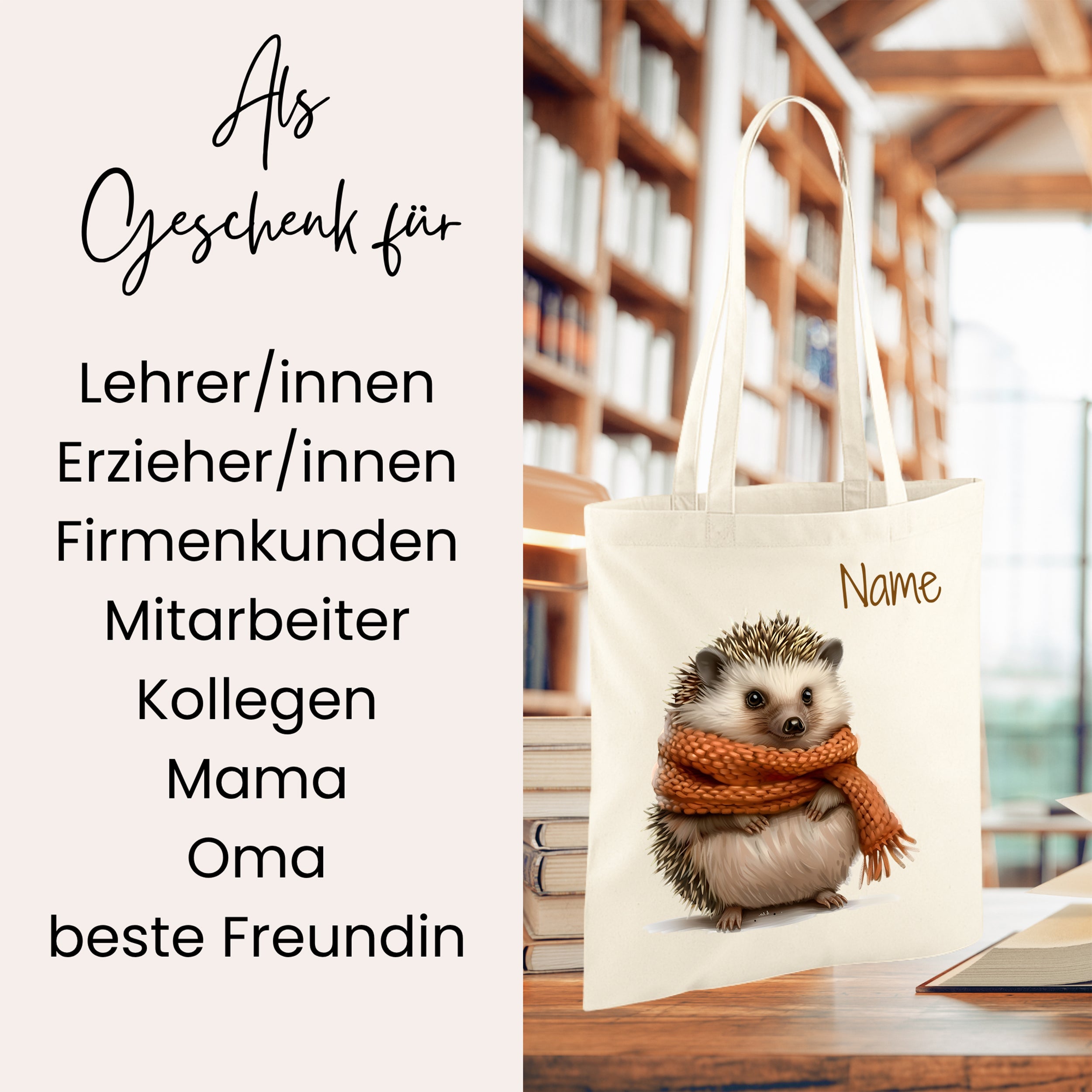Tasche Igel - Dein treuer Begleiter für jeden Tag