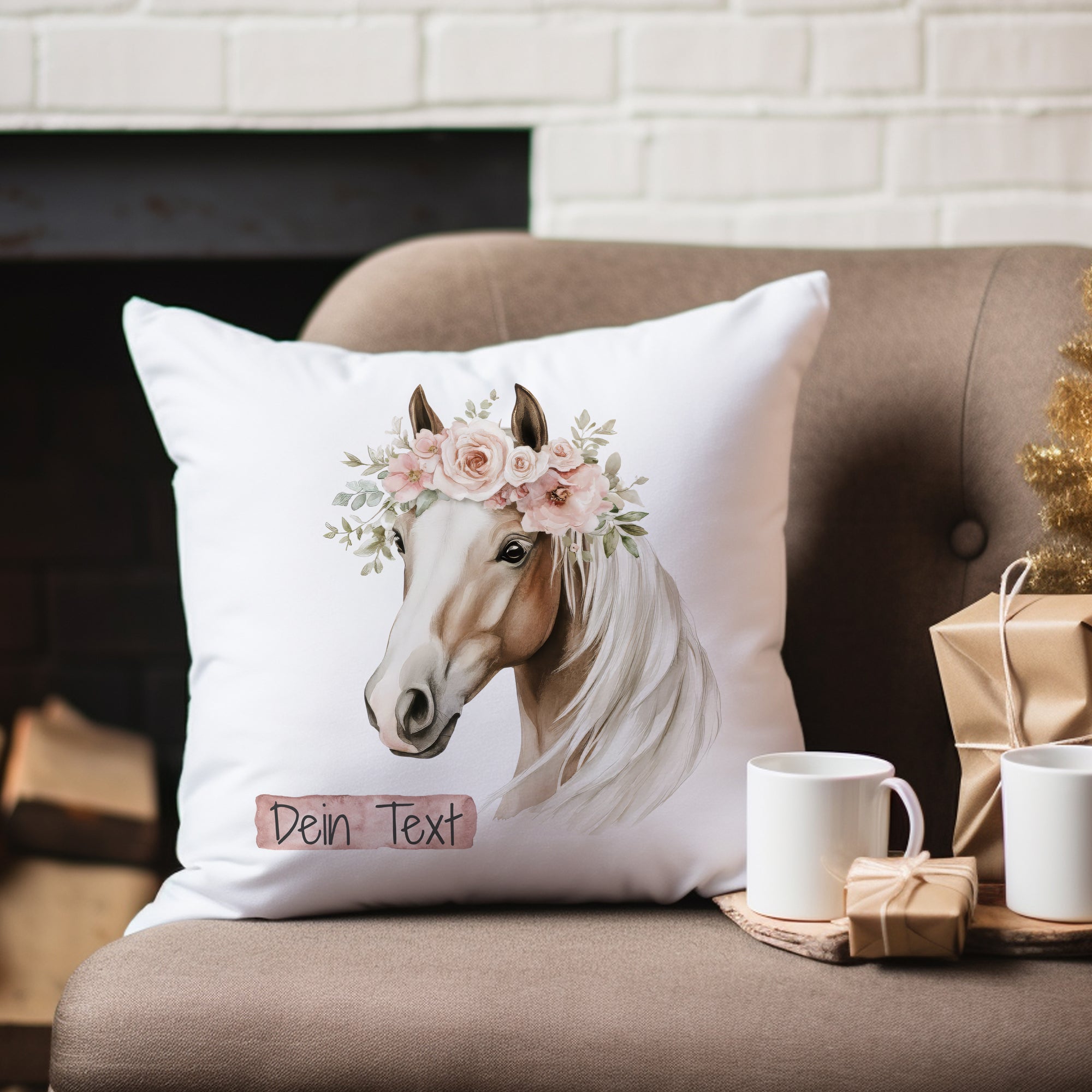 Kissenbezug Pferdemotiv