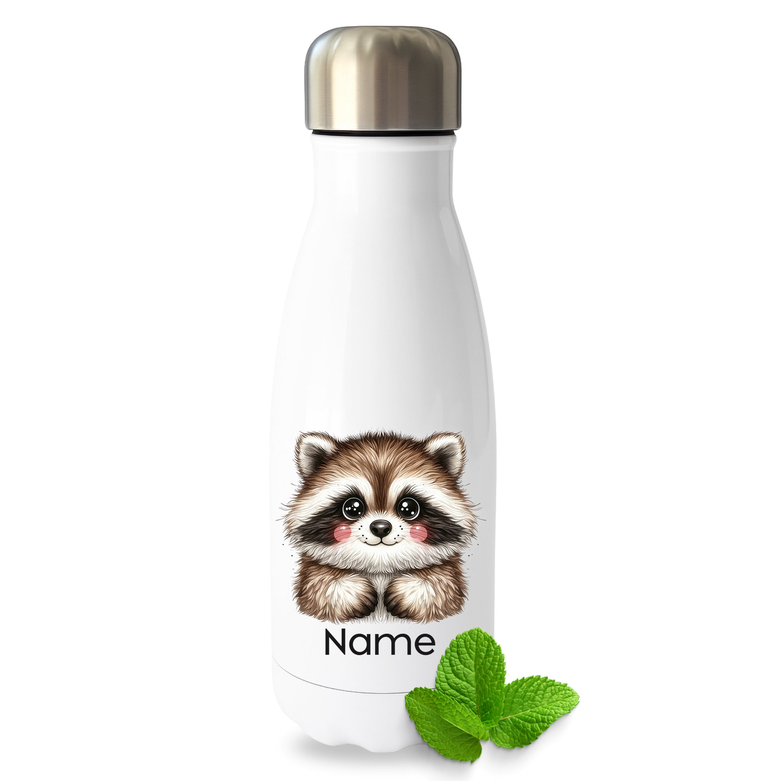 Thermoflasche Waschbär