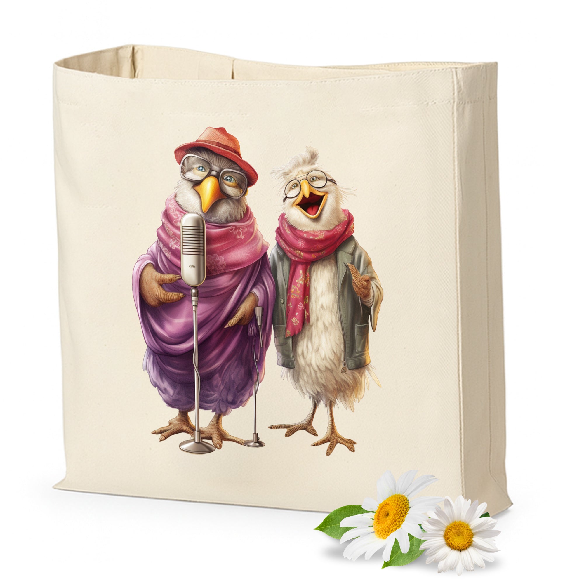 Tasche mit fröhlichen Vögeln - Für gute Laune im Alltag