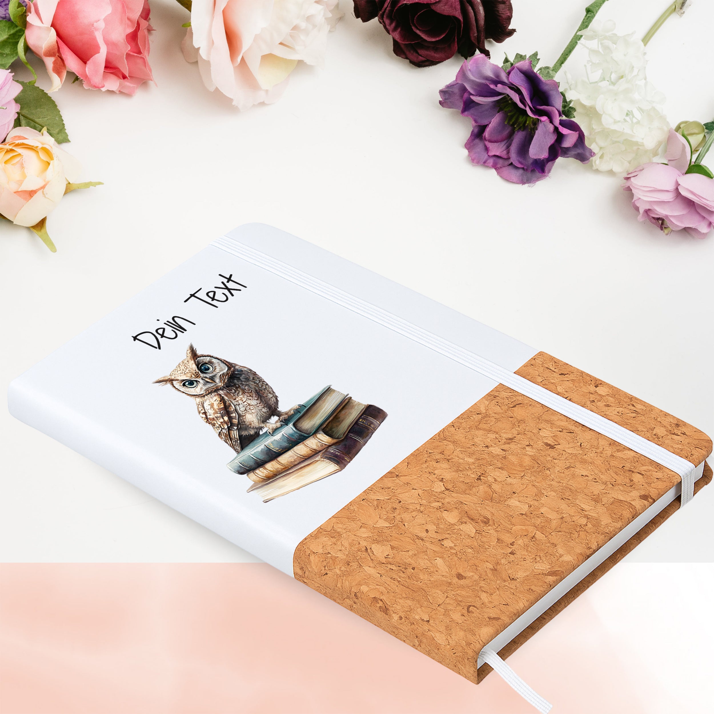 Notizbuch Eule - Kreative Gedanken festhalten