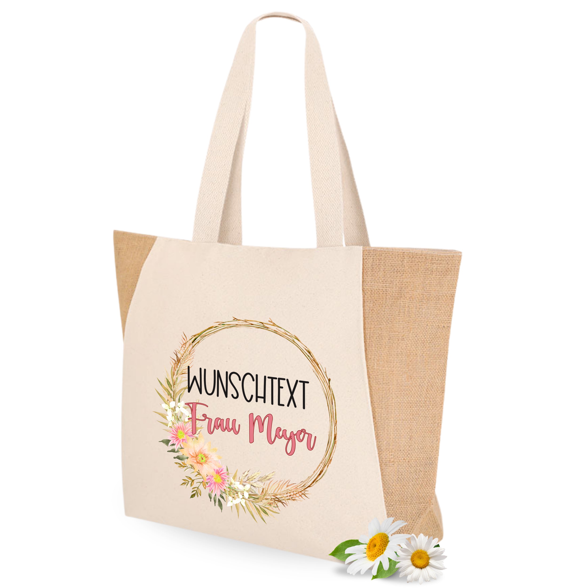 Tasche mit personalisiertem Wunschtext